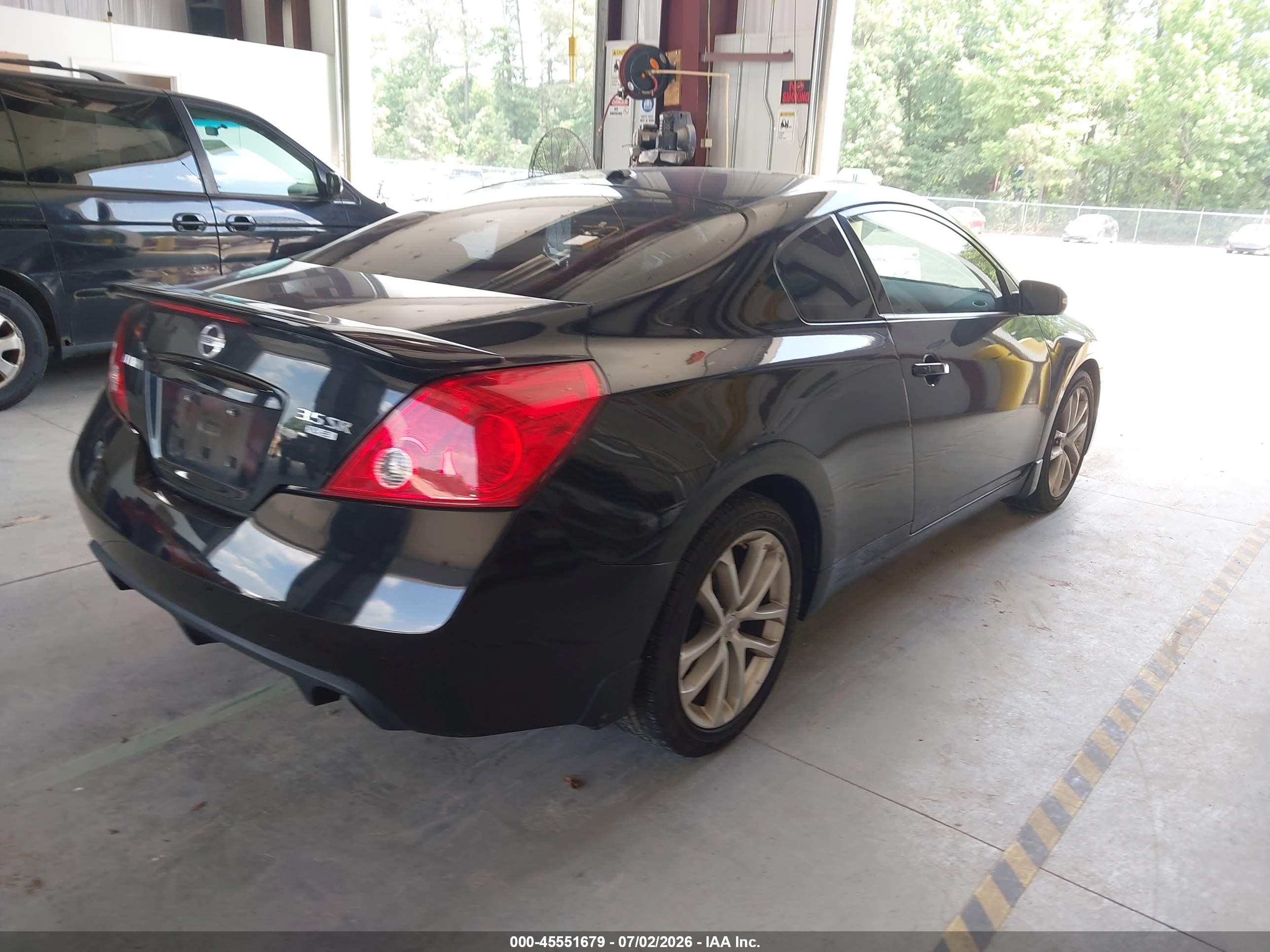 2011 Nissan Altima 3.5 Sr Black vin: 1N4BL2EP2BC107141