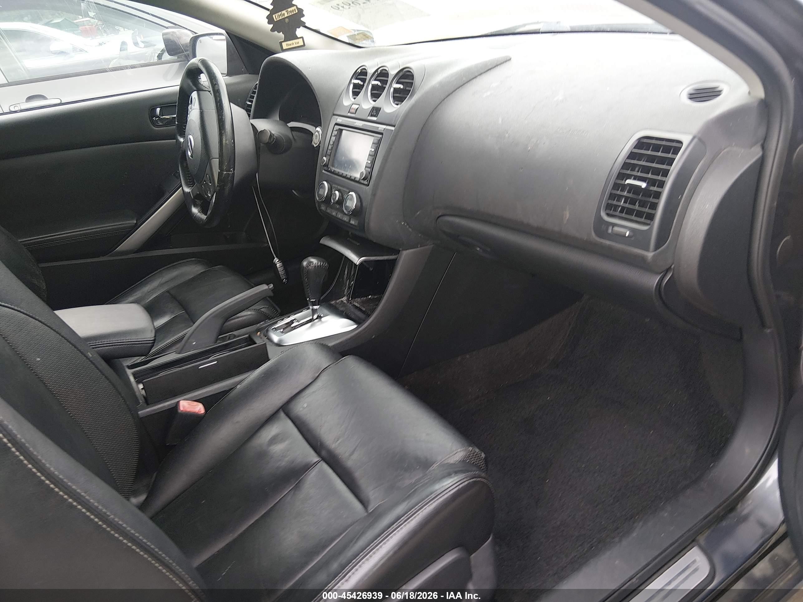 2011 Nissan Altima 3.5 Sr Black vin: 1N4BL2EP2BC173480