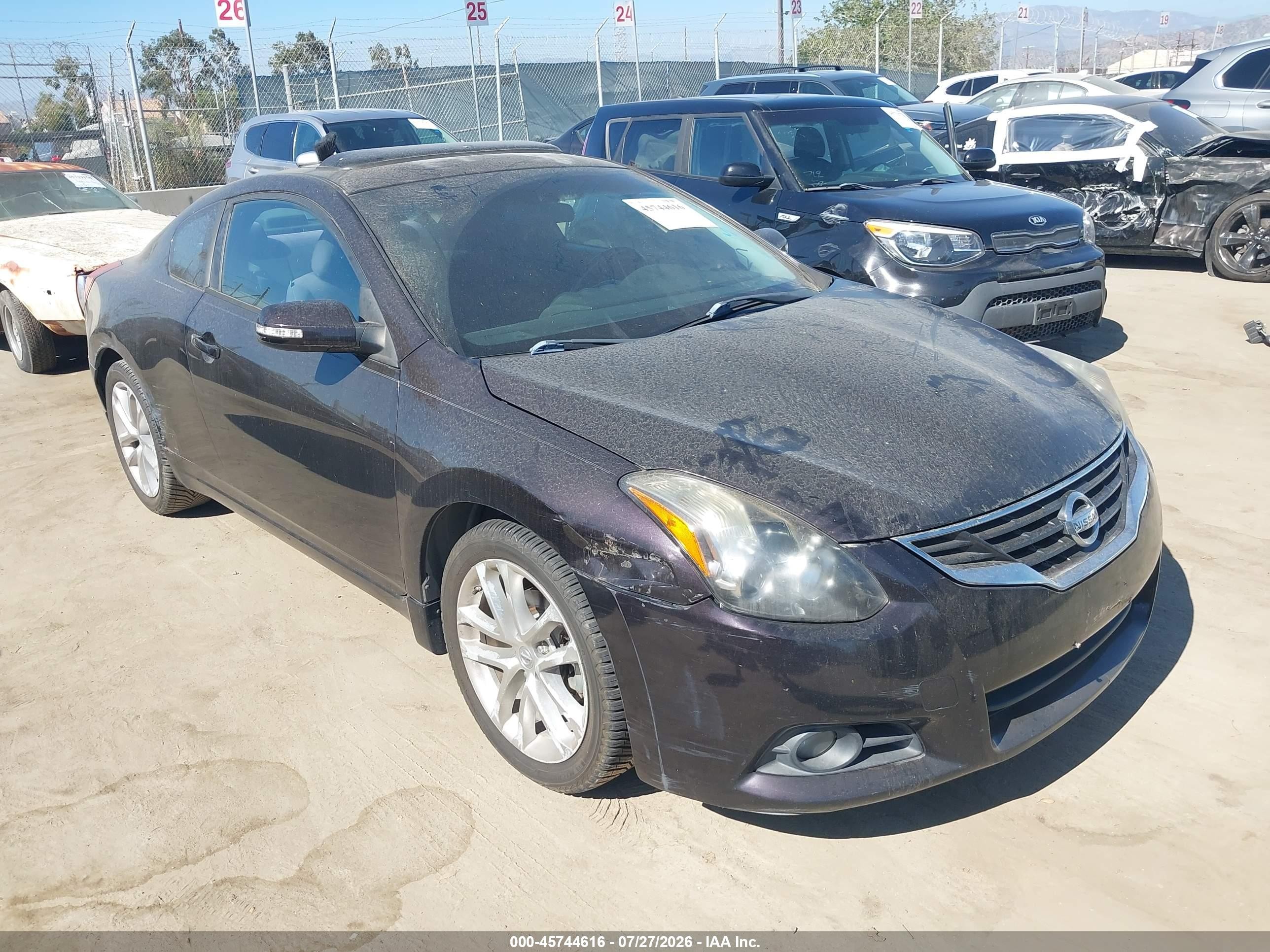 2011 Nissan Altima 3.5 Sr Black vin: 1N4BL2EP3BC144425