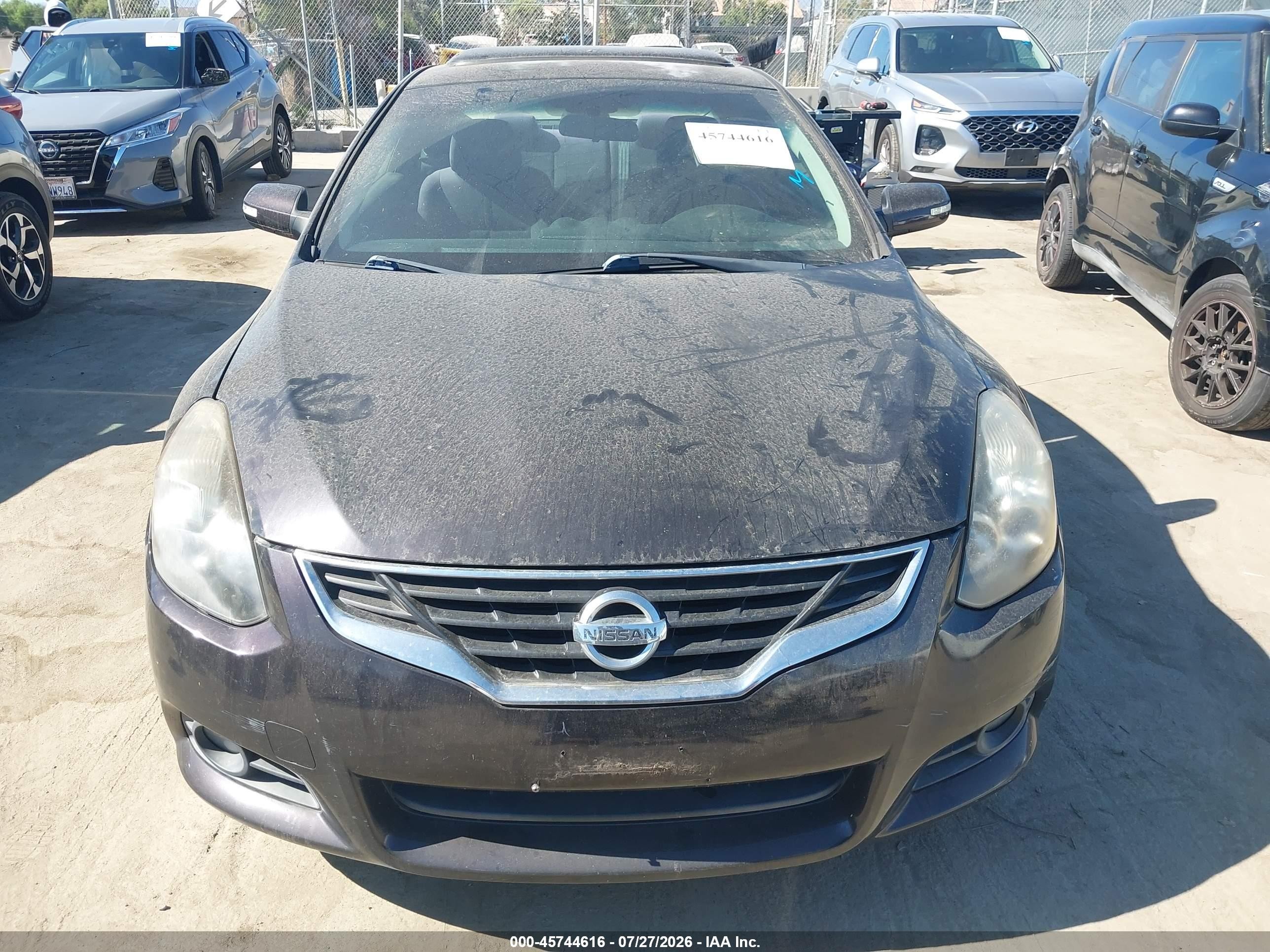 2011 Nissan Altima 3.5 Sr Black vin: 1N4BL2EP3BC144425
