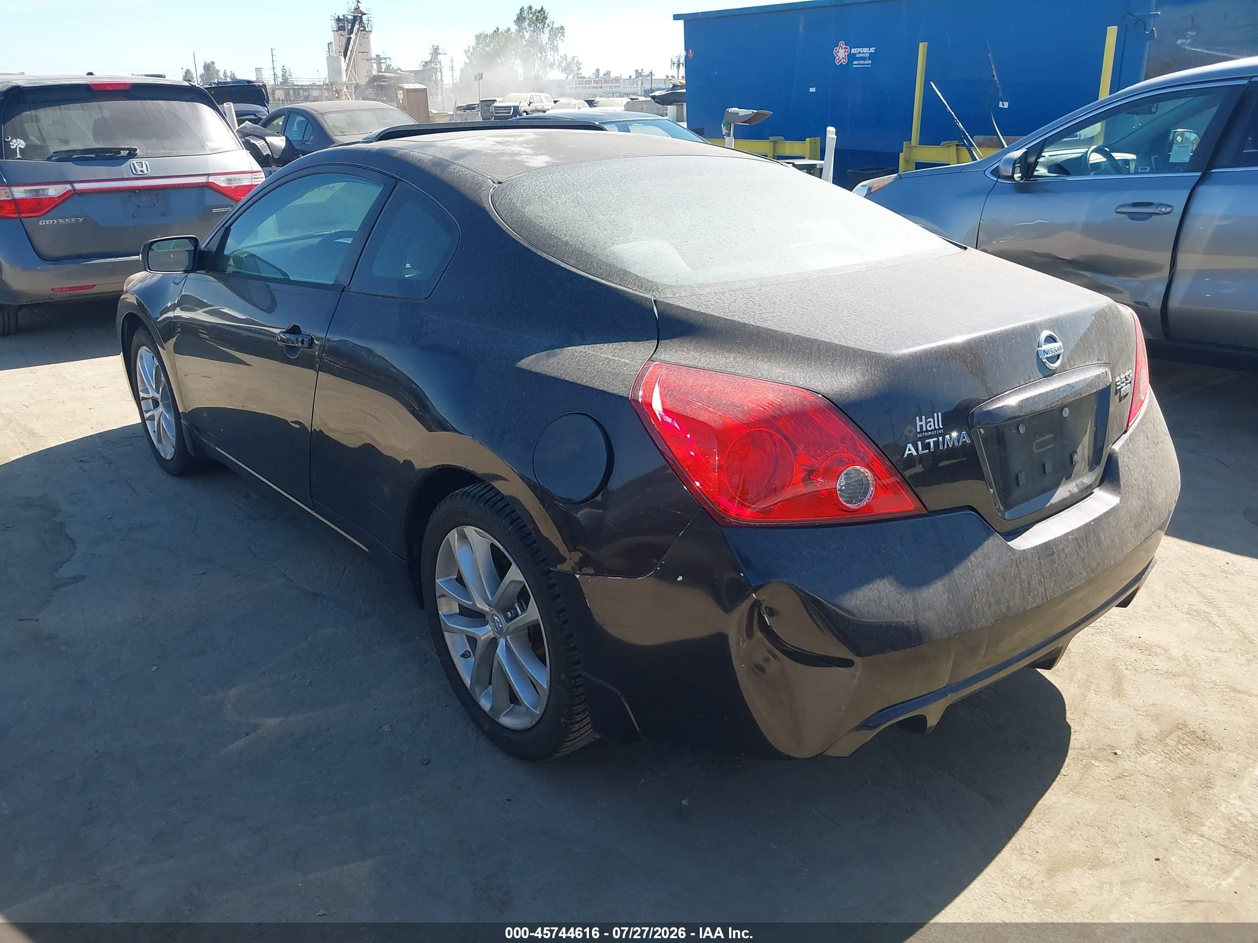 2011 Nissan Altima 3.5 Sr Black vin: 1N4BL2EP3BC144425