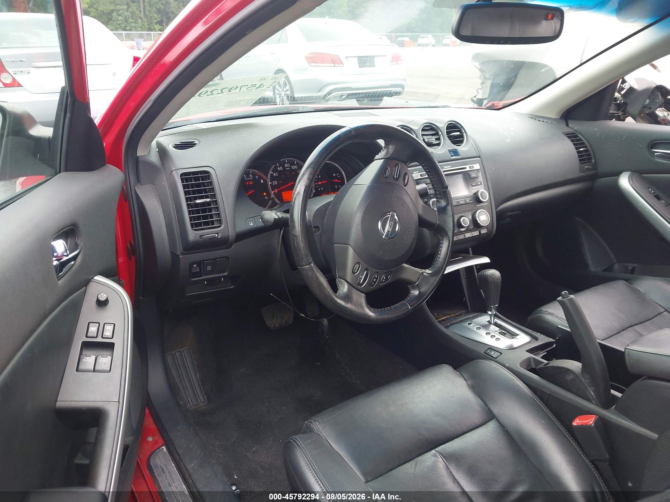 2010 Nissan Altima 3.5 Sr Красный vin: 1N4BL2EP6AC133062