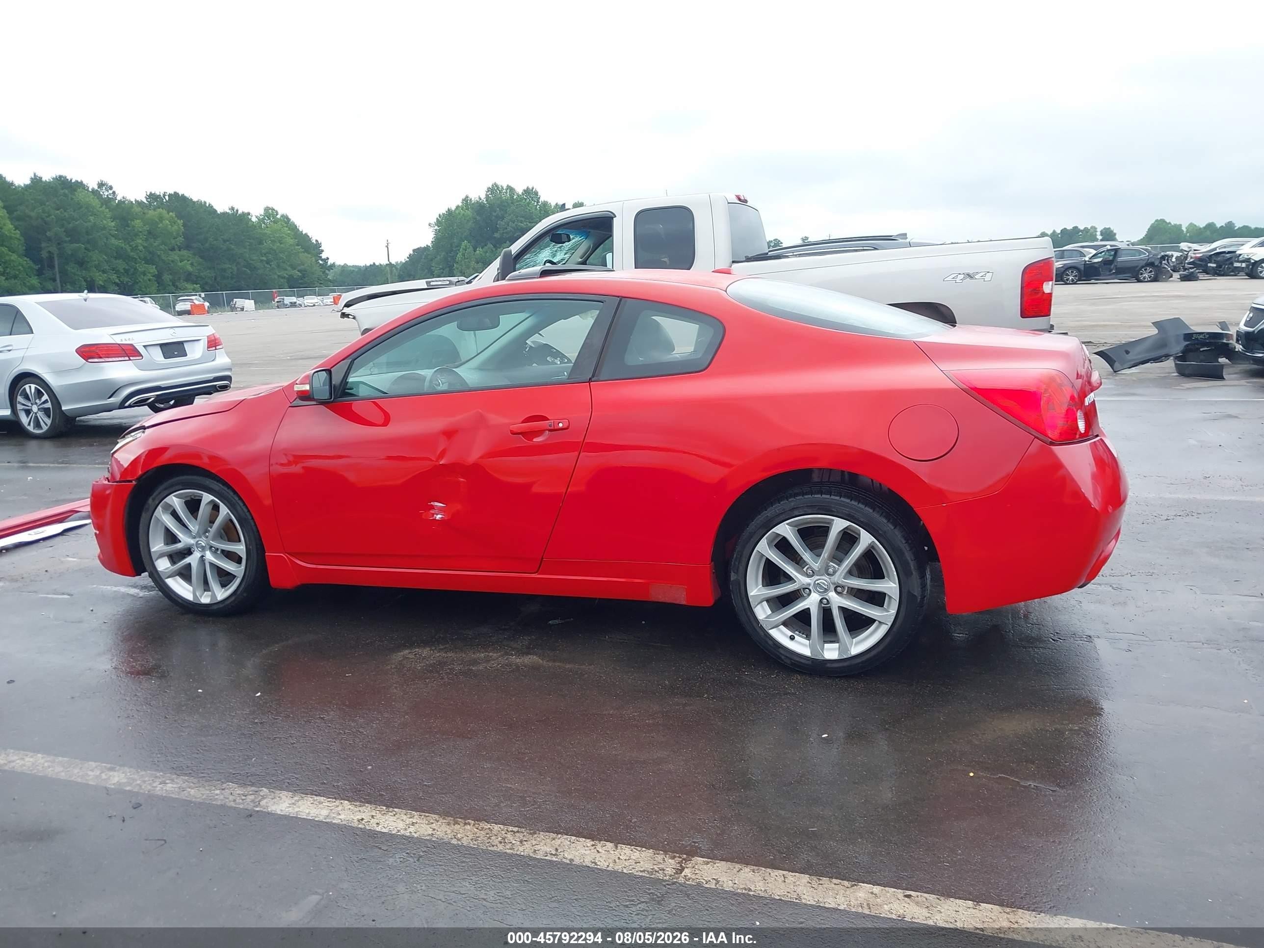 2010 Nissan Altima 3.5 Sr Красный vin: 1N4BL2EP6AC133062