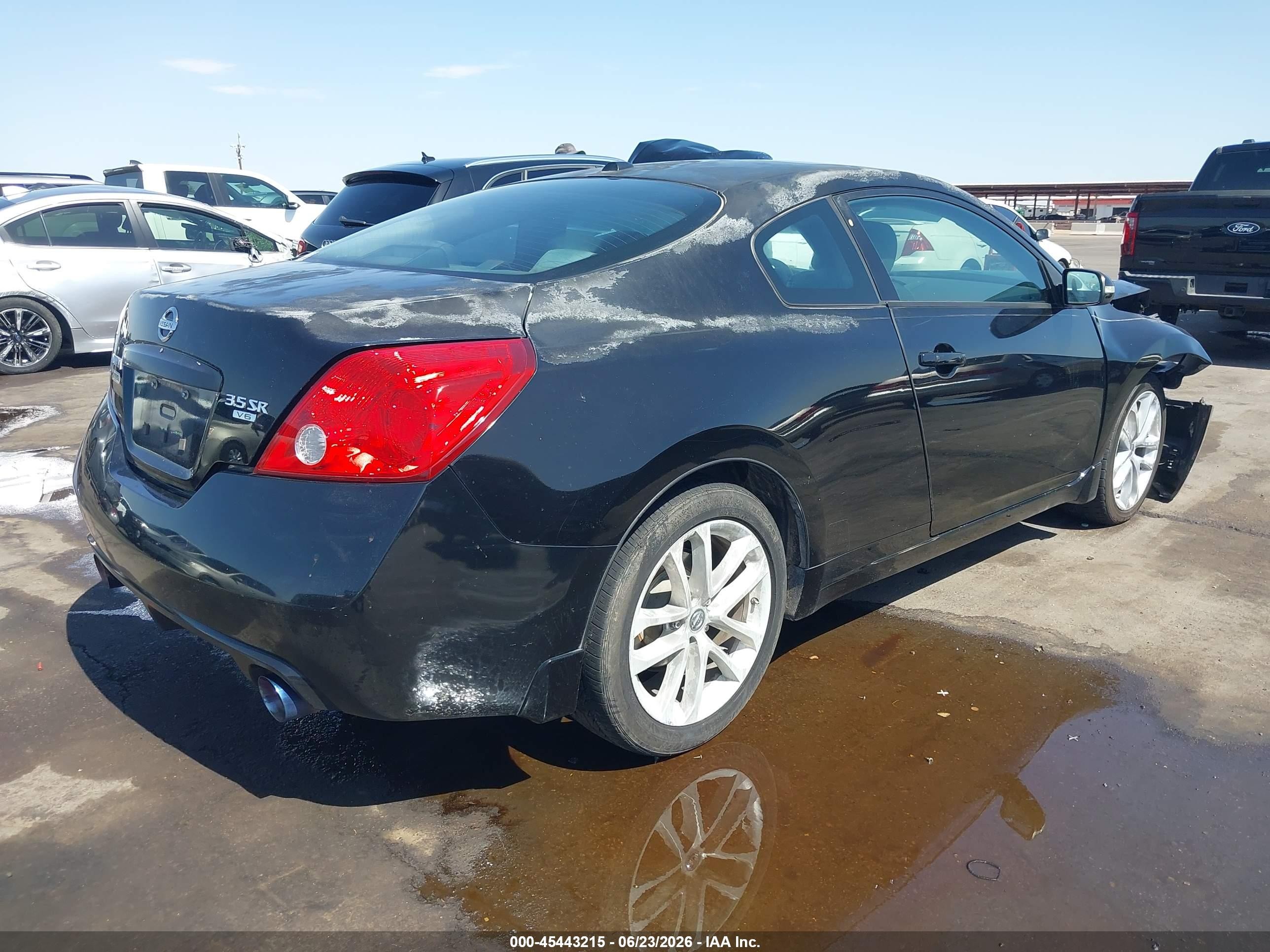 2010 Nissan Altima 3.5 Sr Black vin: 1N4BL2EP6AC140397