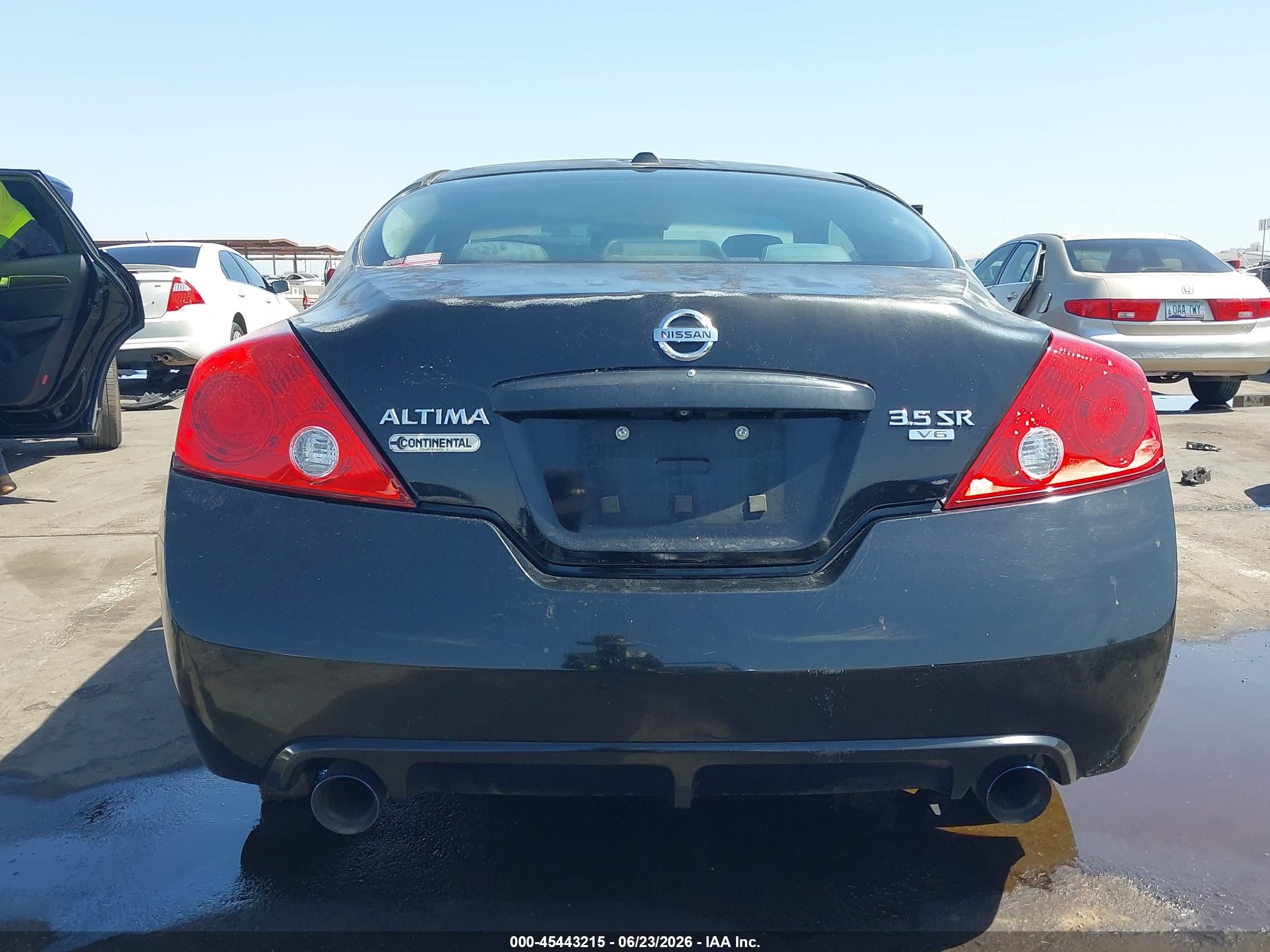 2010 Nissan Altima 3.5 Sr Black vin: 1N4BL2EP6AC140397
