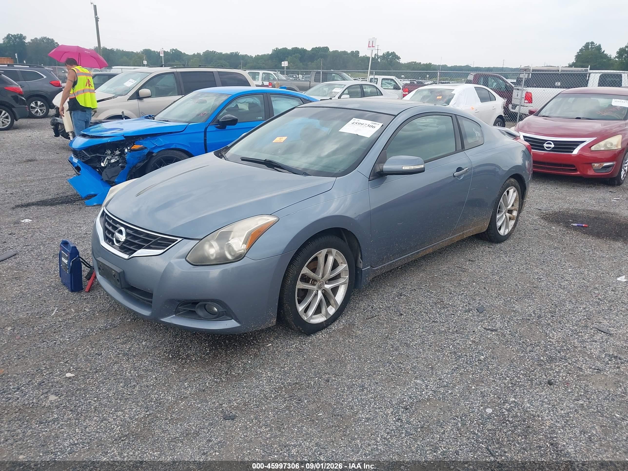 2010 Nissan Altima 3.5 Sr Blue vin: 1N4BL2EP8AC177340