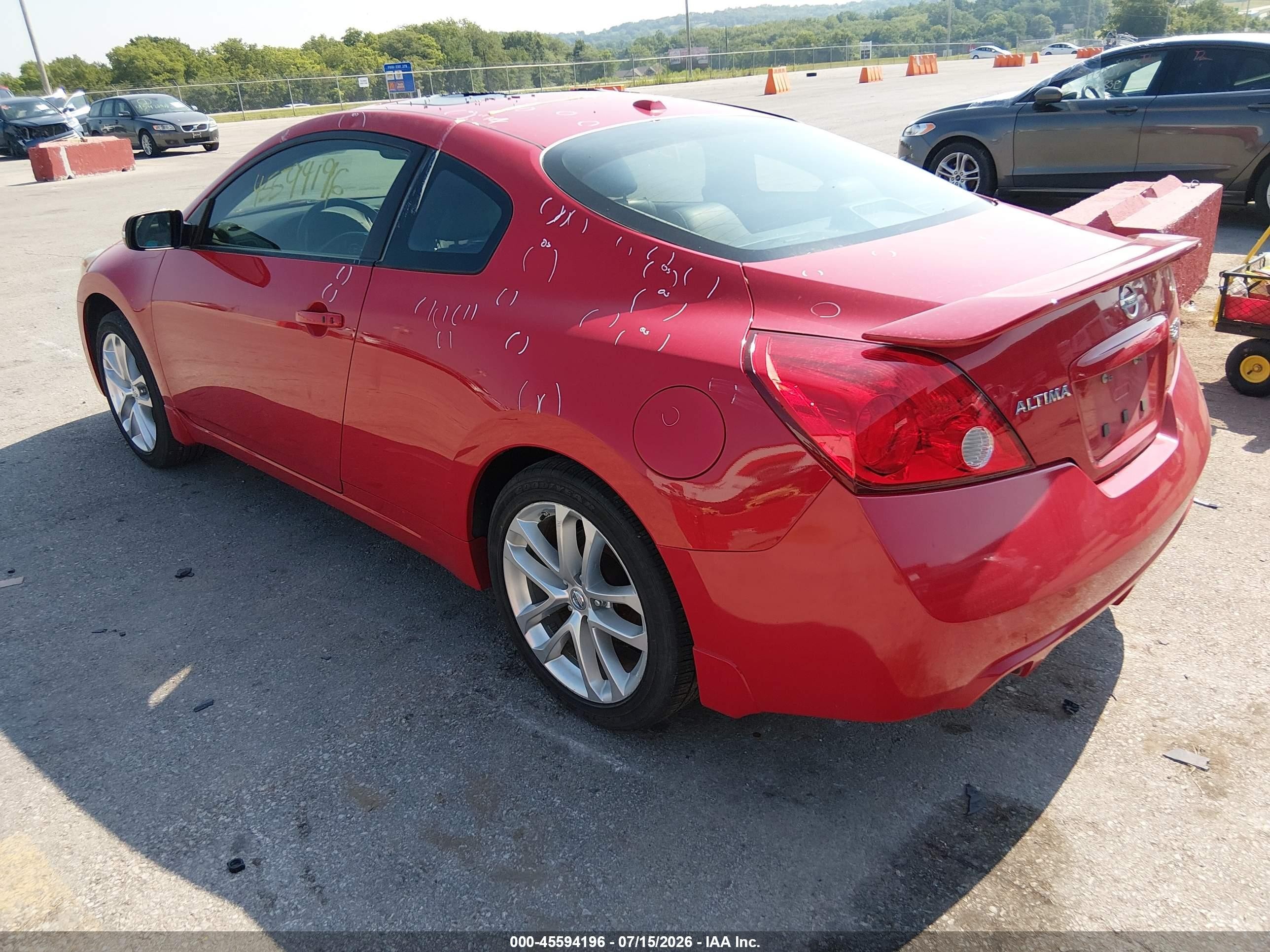 2012 Nissan Altima 3.5 Sr Красный vin: 1N4BL2EP9CC101063