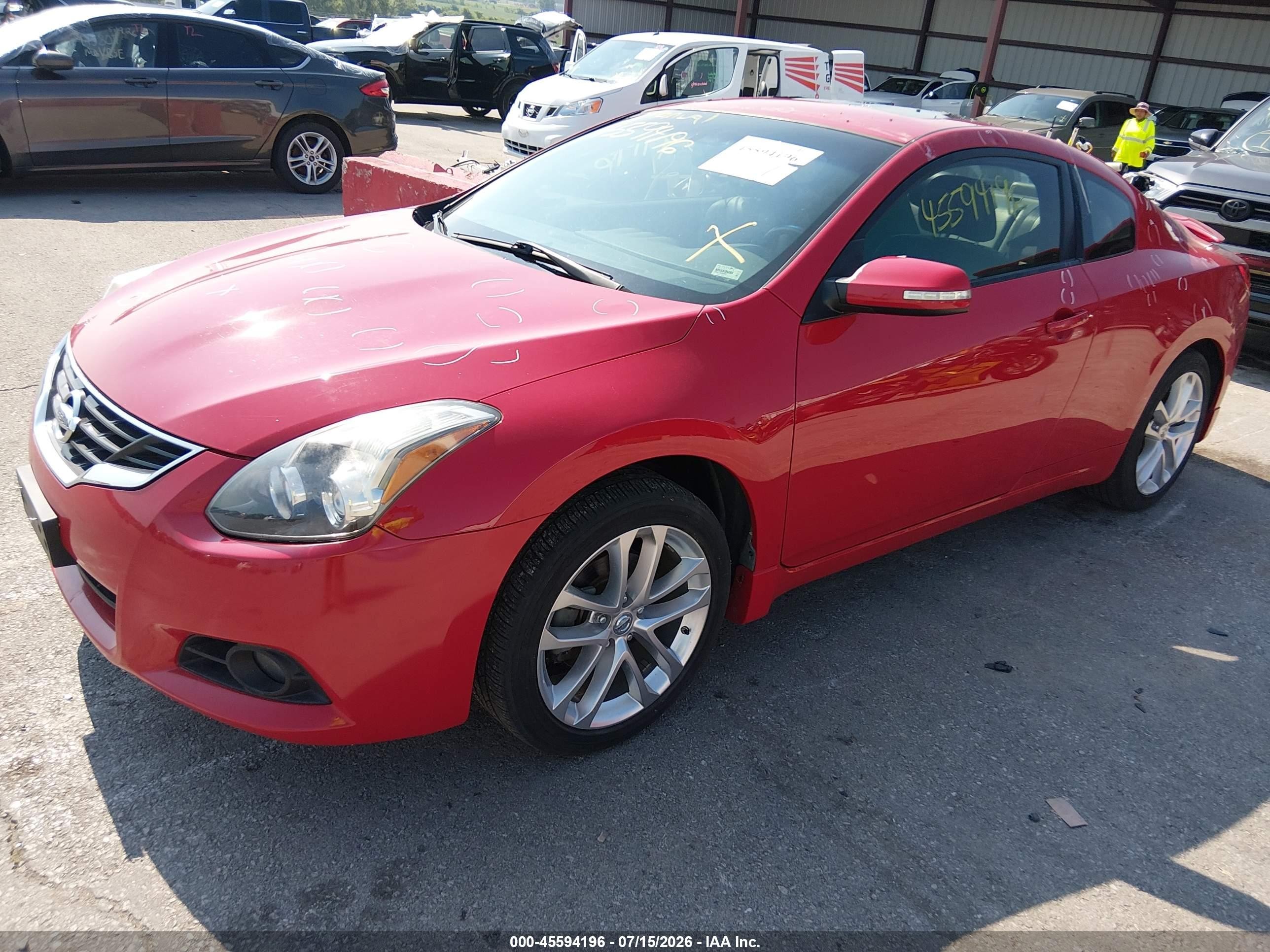 2012 Nissan Altima 3.5 Sr Красный vin: 1N4BL2EP9CC101063