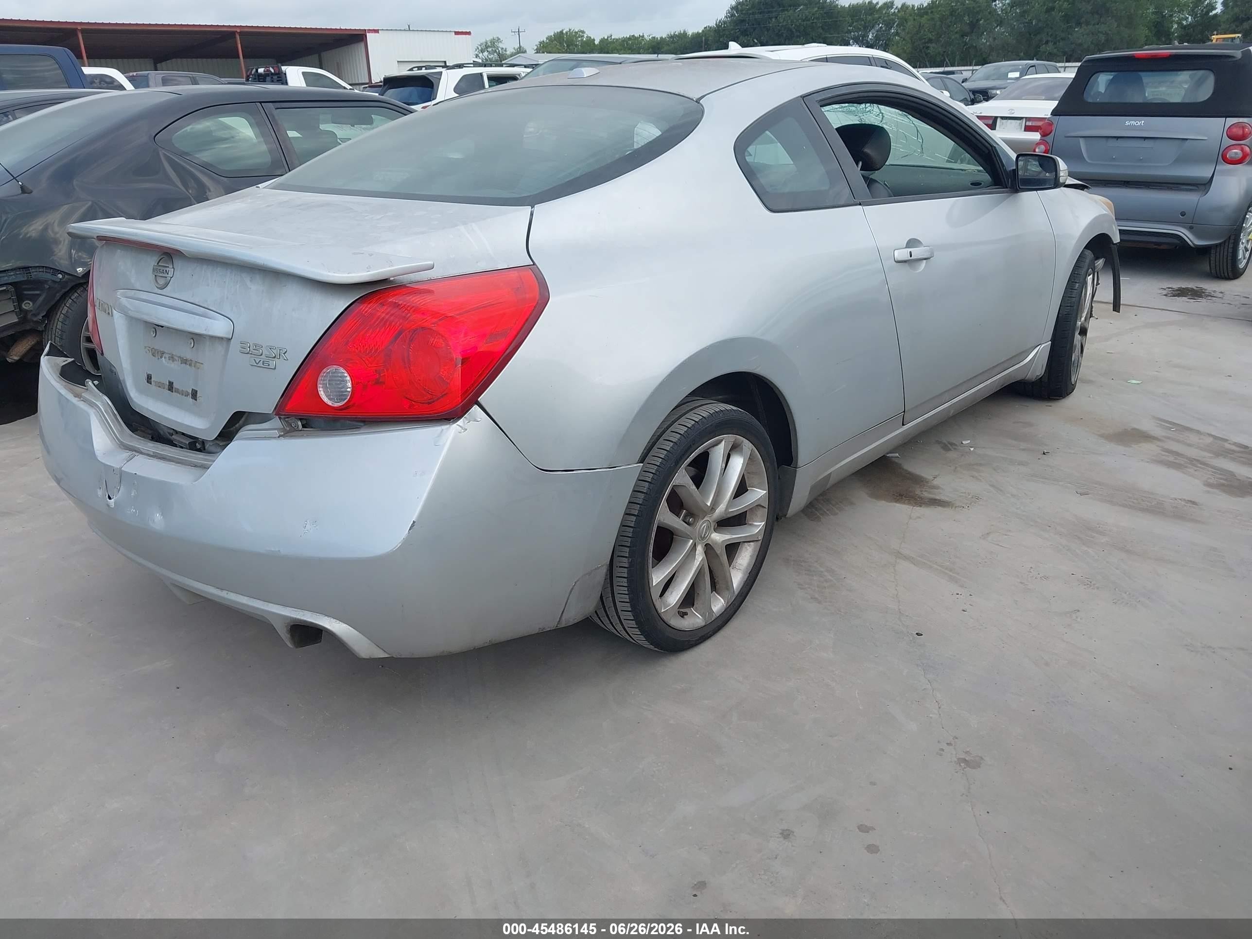 2012 Nissan Altima 3.5 Sr Silver vin: 1N4BL2EP9CC138193
