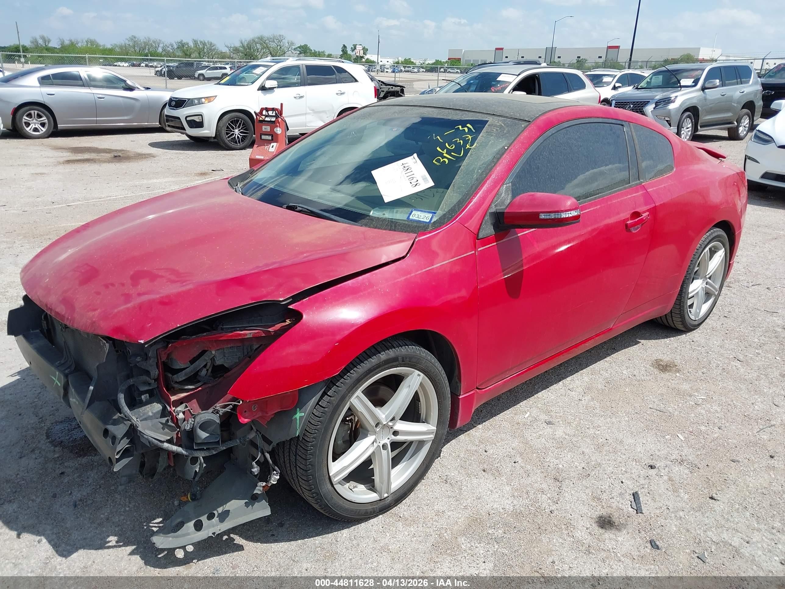 2012 Nissan Altima 3.5 Sr Red vin: 1N4BL2EP9CC228539