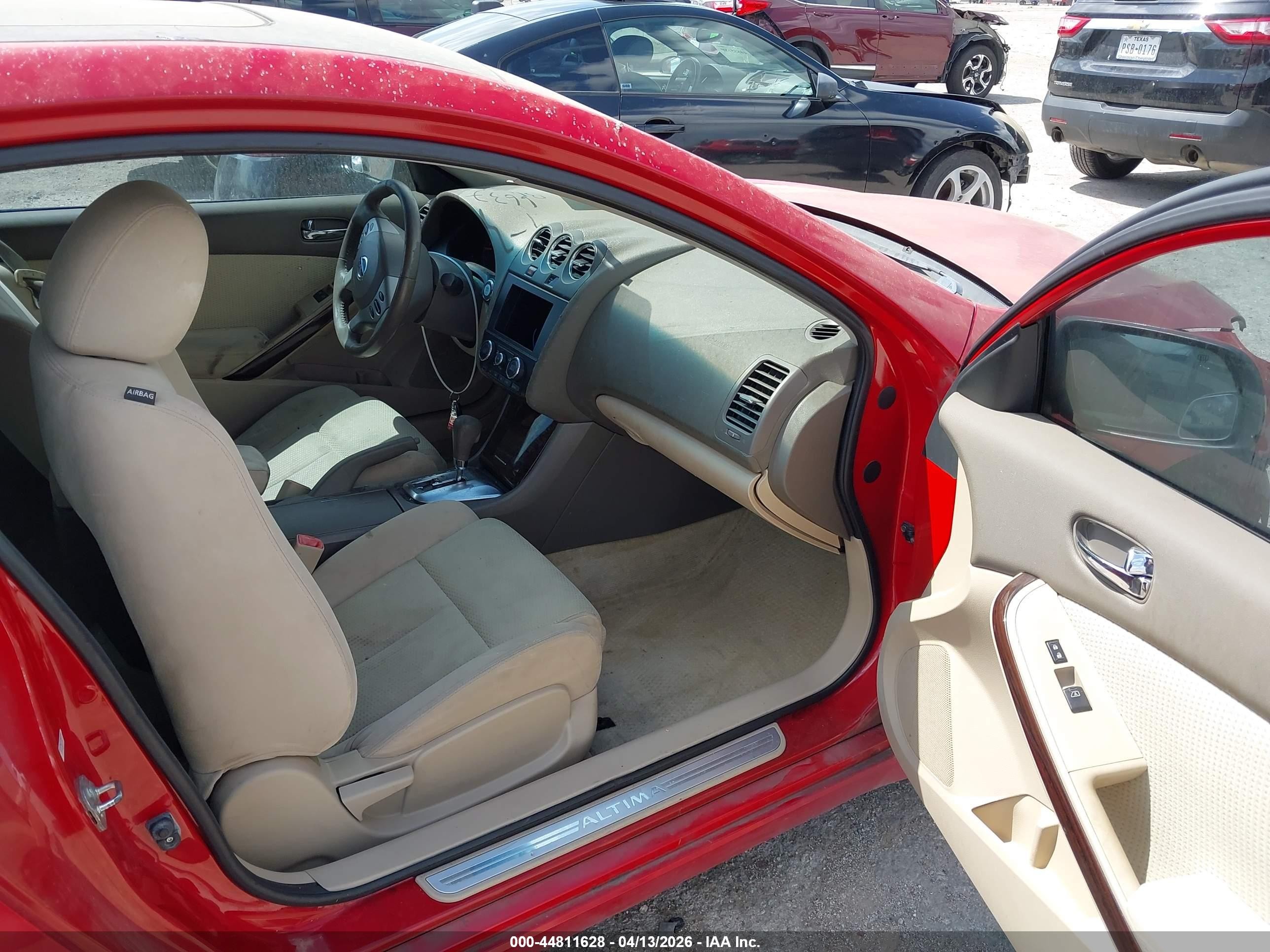 2012 Nissan Altima 3.5 Sr Red vin: 1N4BL2EP9CC228539