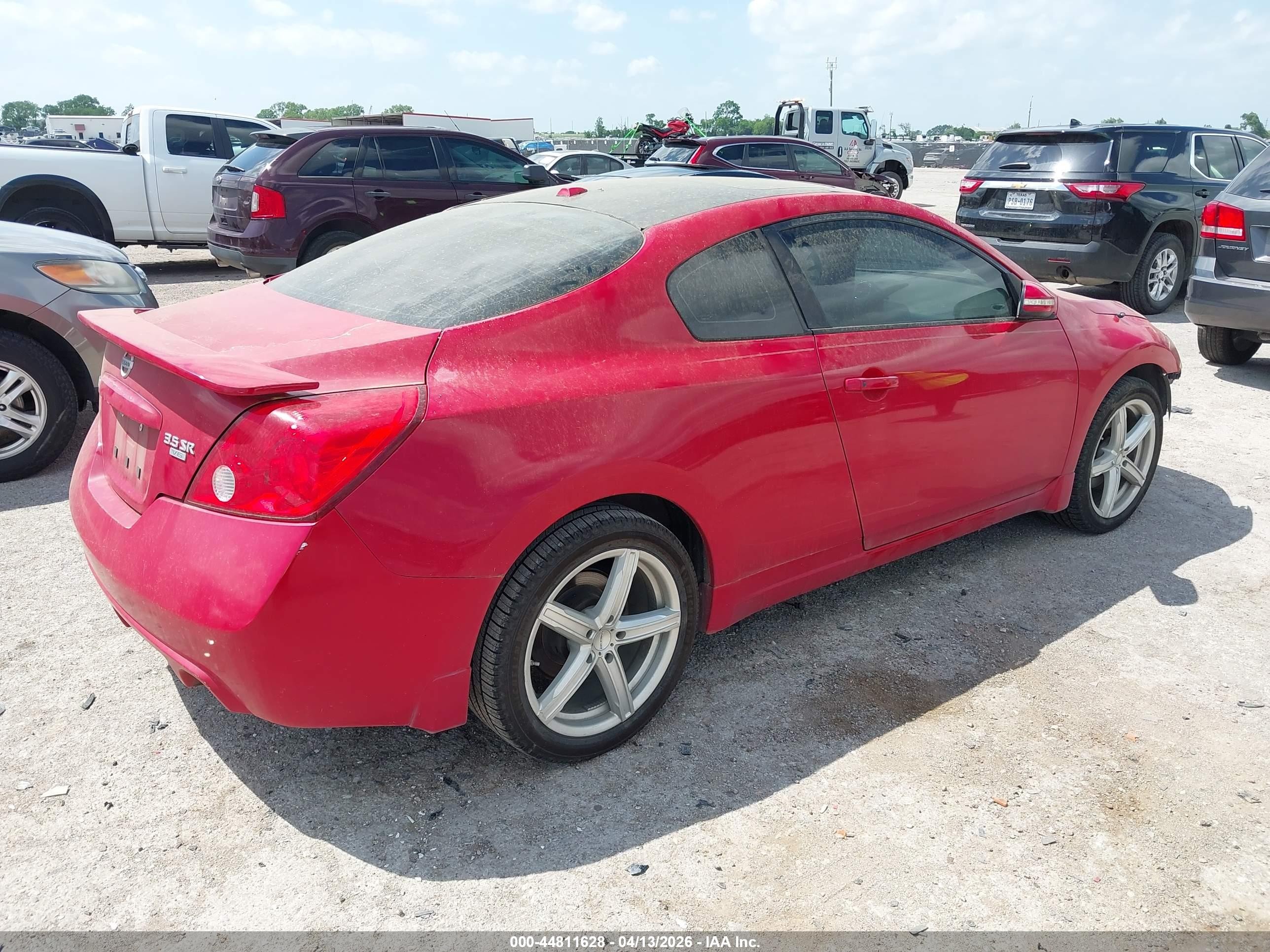 2012 Nissan Altima 3.5 Sr Red vin: 1N4BL2EP9CC228539