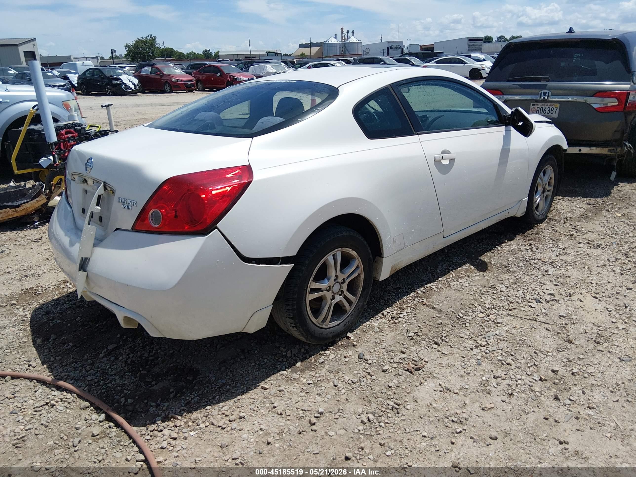 2012 Nissan Altima 3.5 Sr White vin: 1N4BL2EP9CC263873