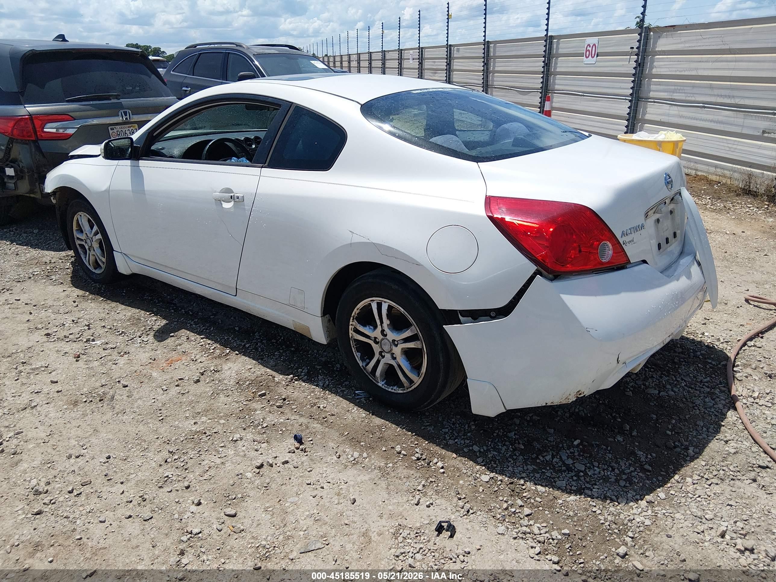 2012 Nissan Altima 3.5 Sr White vin: 1N4BL2EP9CC263873