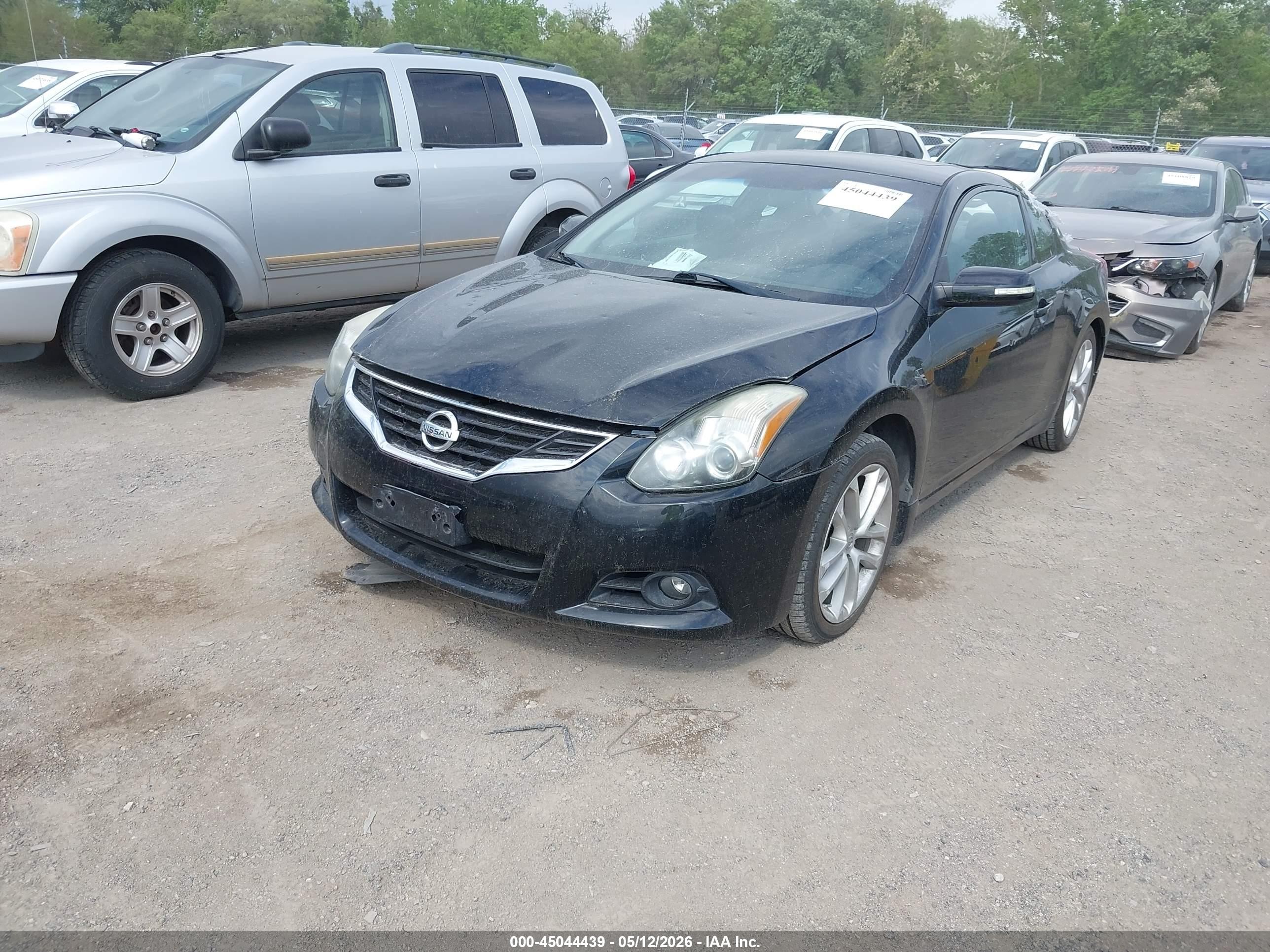 2012 Nissan Altima 3.5 Sr Black vin: 1N4BL2EP9CC264425