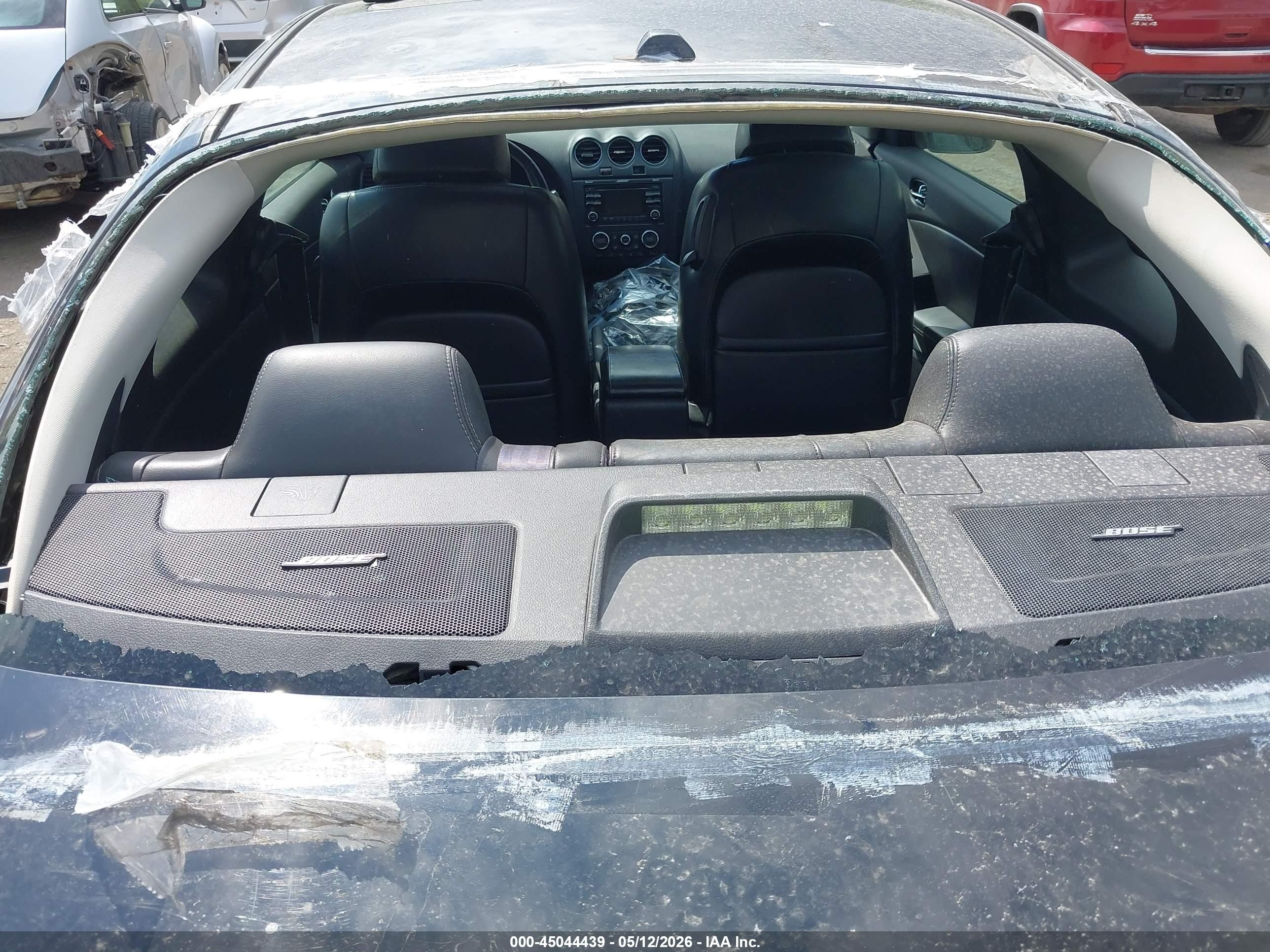 2012 Nissan Altima 3.5 Sr Black vin: 1N4BL2EP9CC264425
