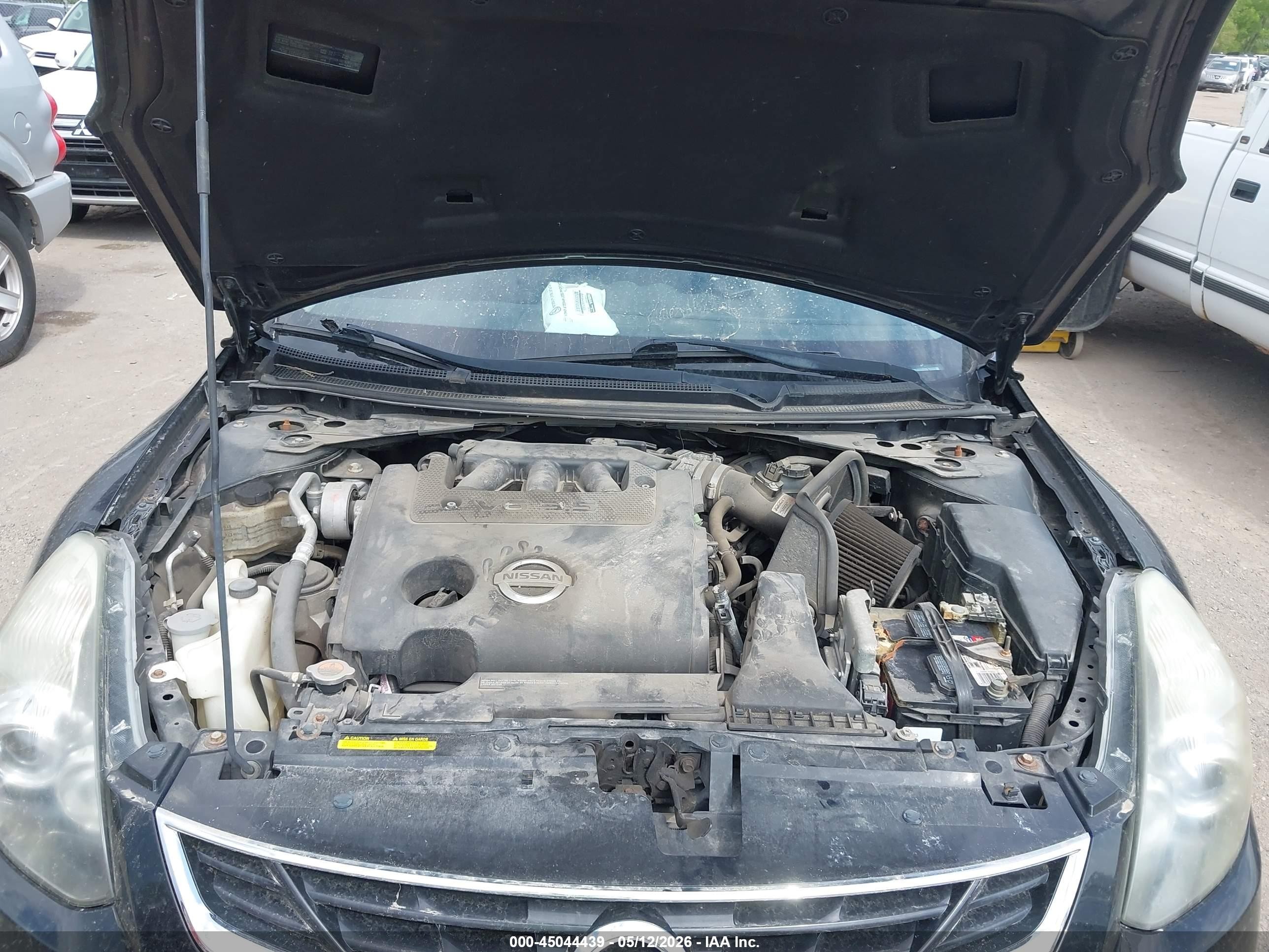2012 Nissan Altima 3.5 Sr Black vin: 1N4BL2EP9CC264425