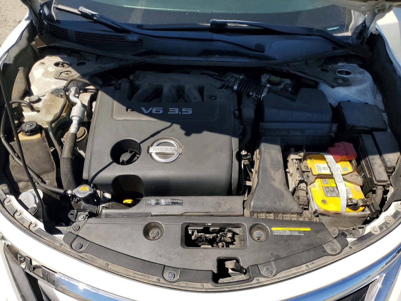 2013 Nissan Altima 3.5 S White vin: 1N4BL3A98DC192291