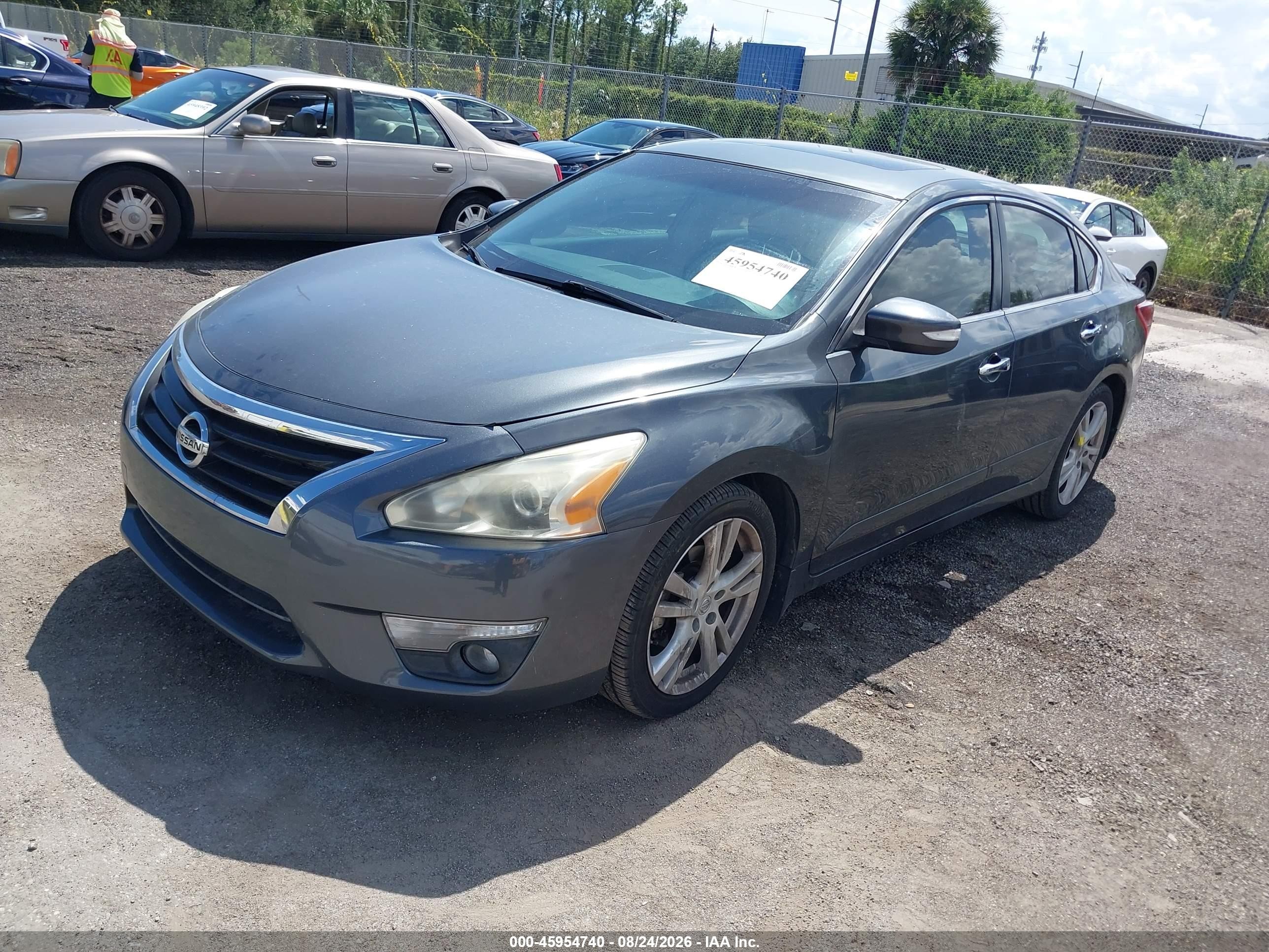 2013 Nissan Altima 3.5 Sl Gray vin: 1N4BL3AP0DC177977