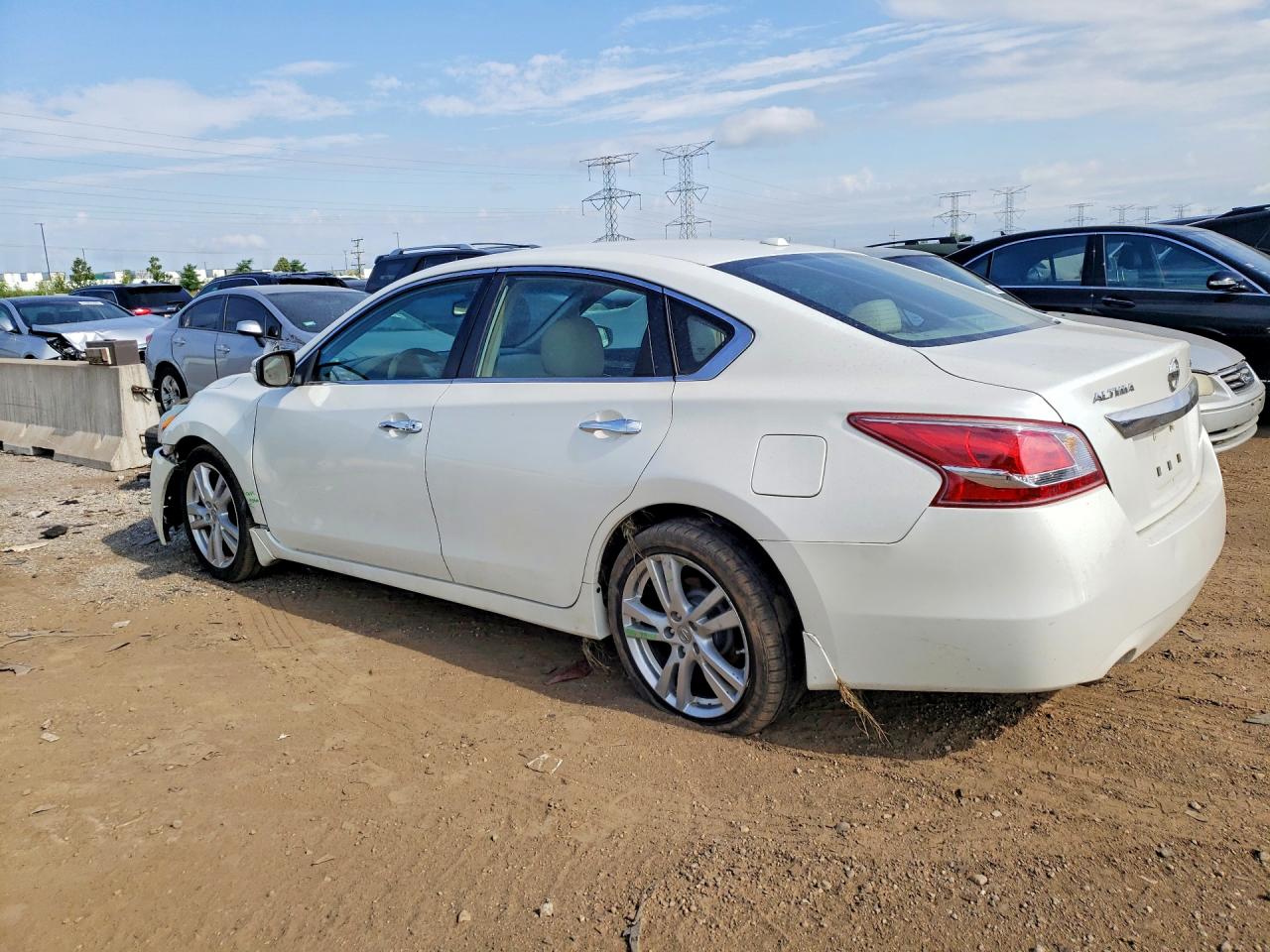 2013 Nissan Altima 3.5 S White vin: 1N4BL3AP0DC236705