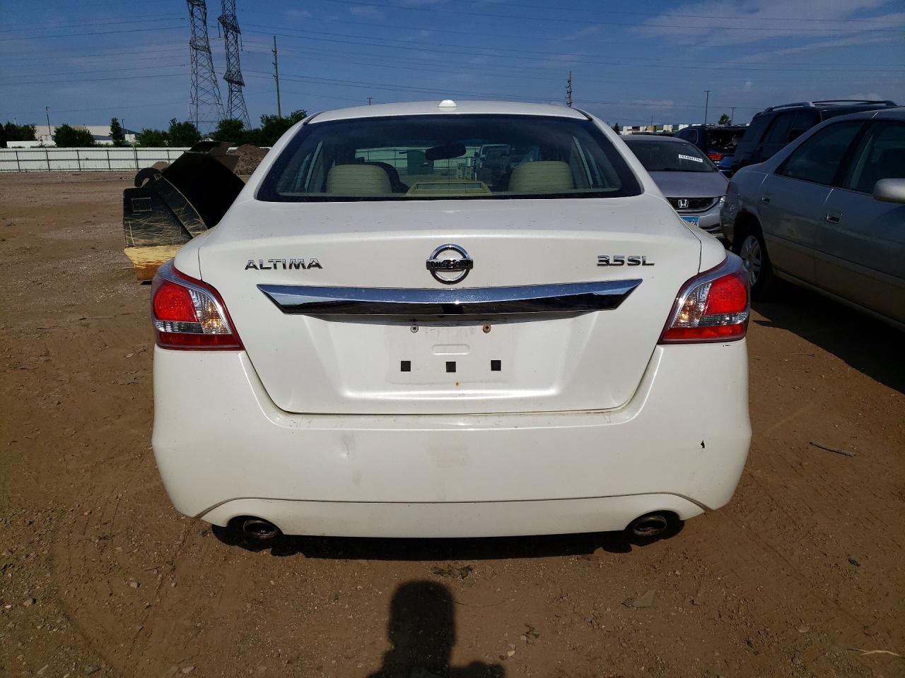 2013 Nissan Altima 3.5 S White vin: 1N4BL3AP0DC236705