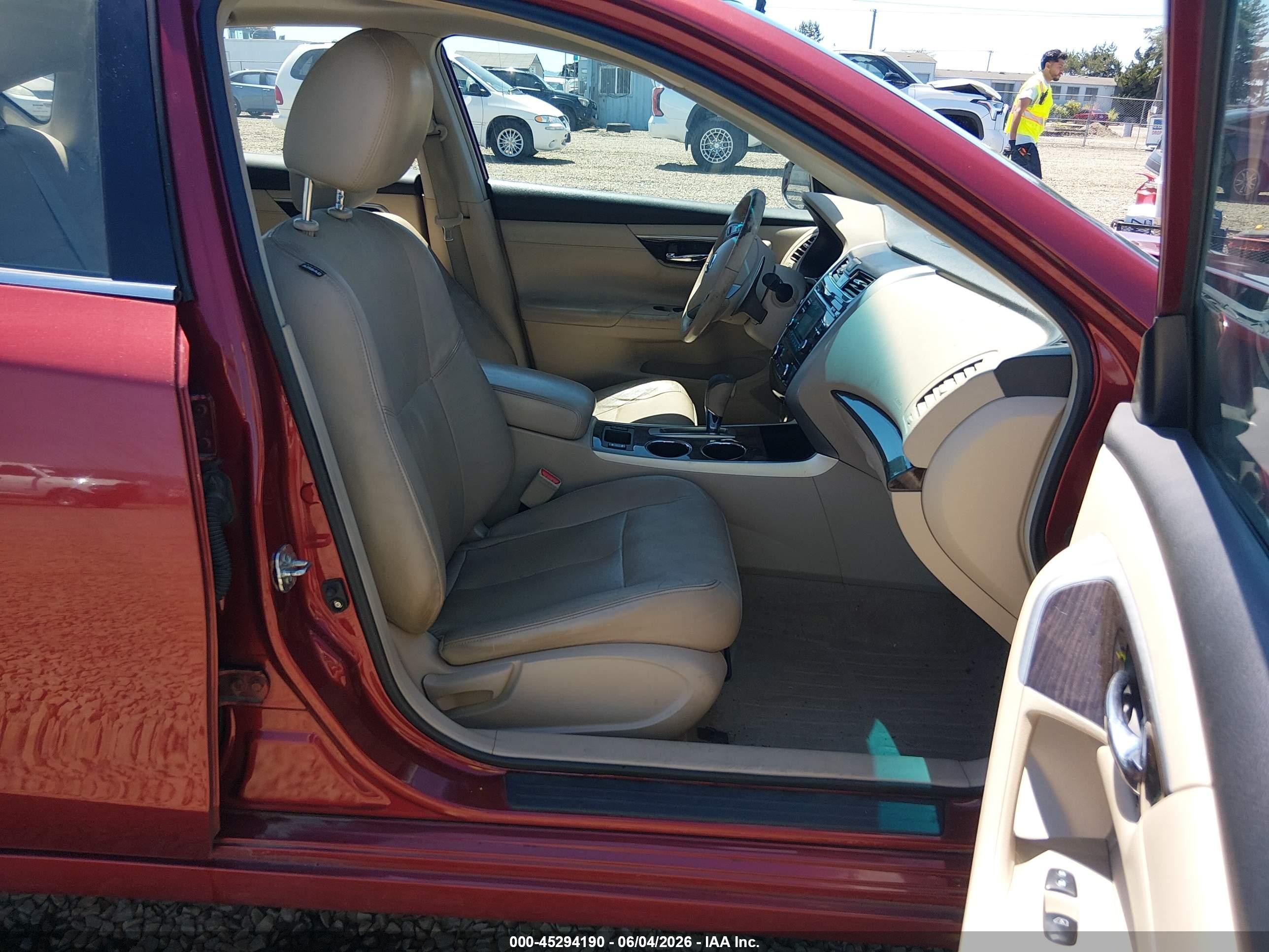 2013 Nissan Altima 3.5 Sl Red vin: 1N4BL3AP0DC281577