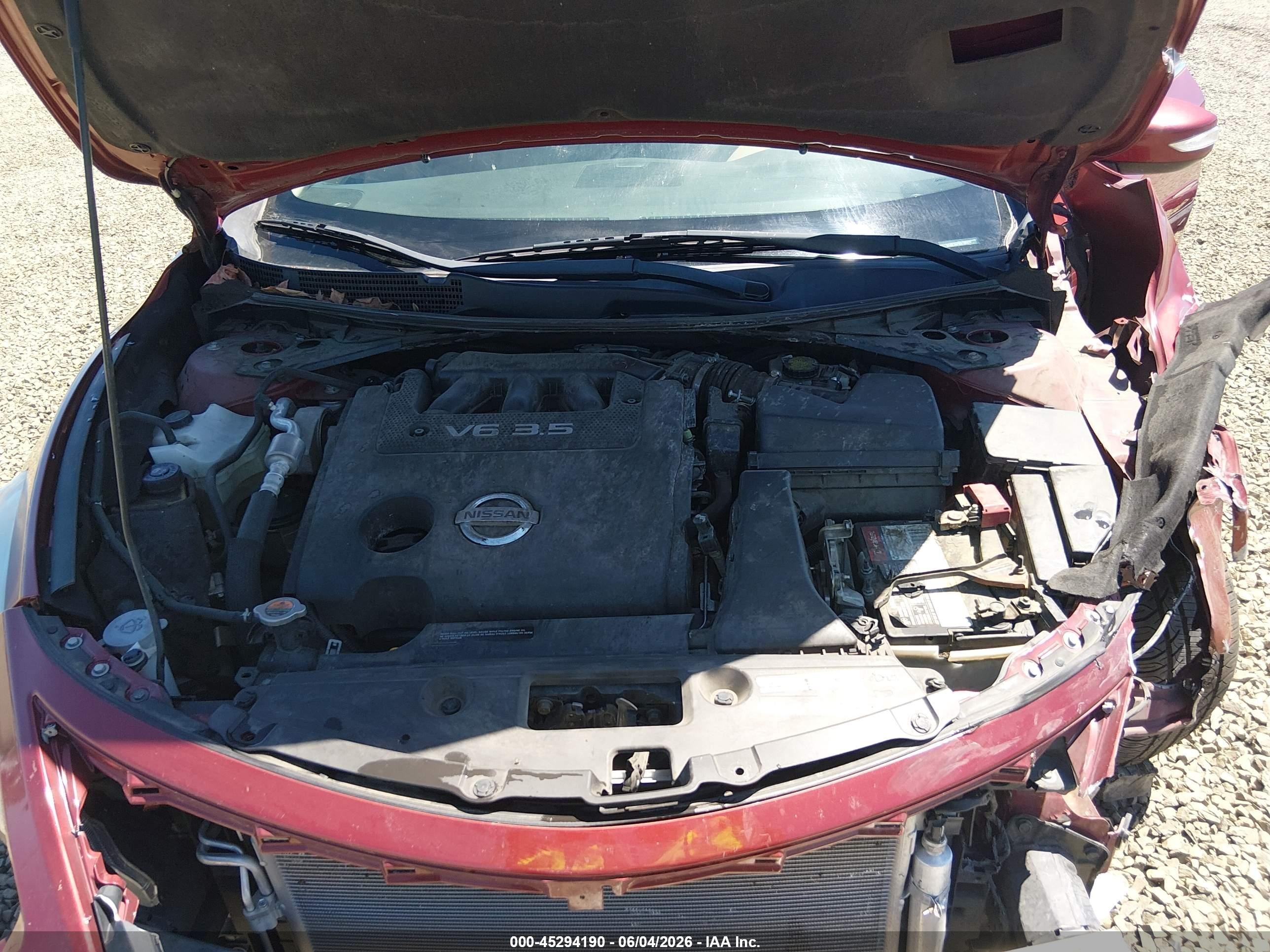 2013 Nissan Altima 3.5 Sl Red vin: 1N4BL3AP0DC281577