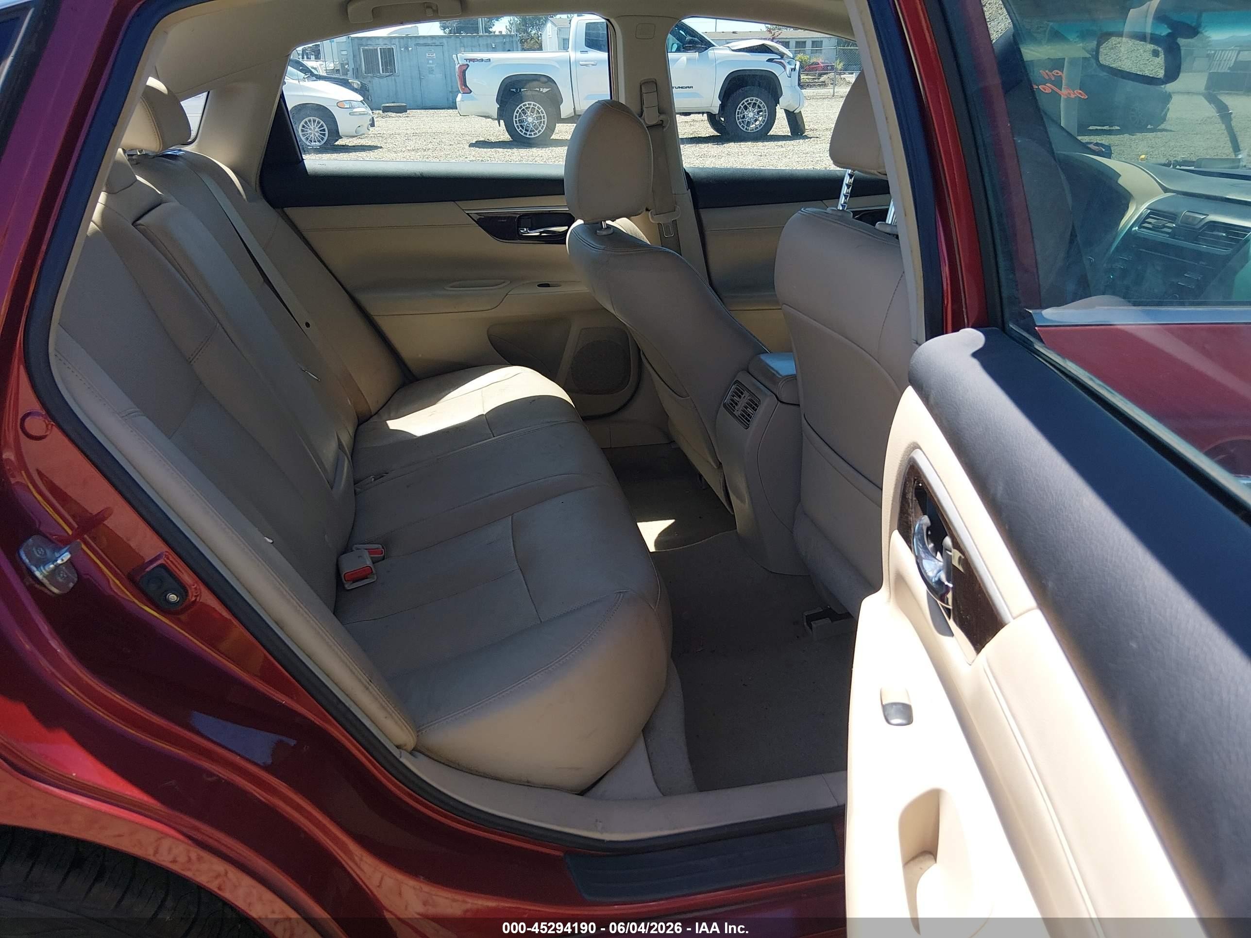 2013 Nissan Altima 3.5 Sl Red vin: 1N4BL3AP0DC281577