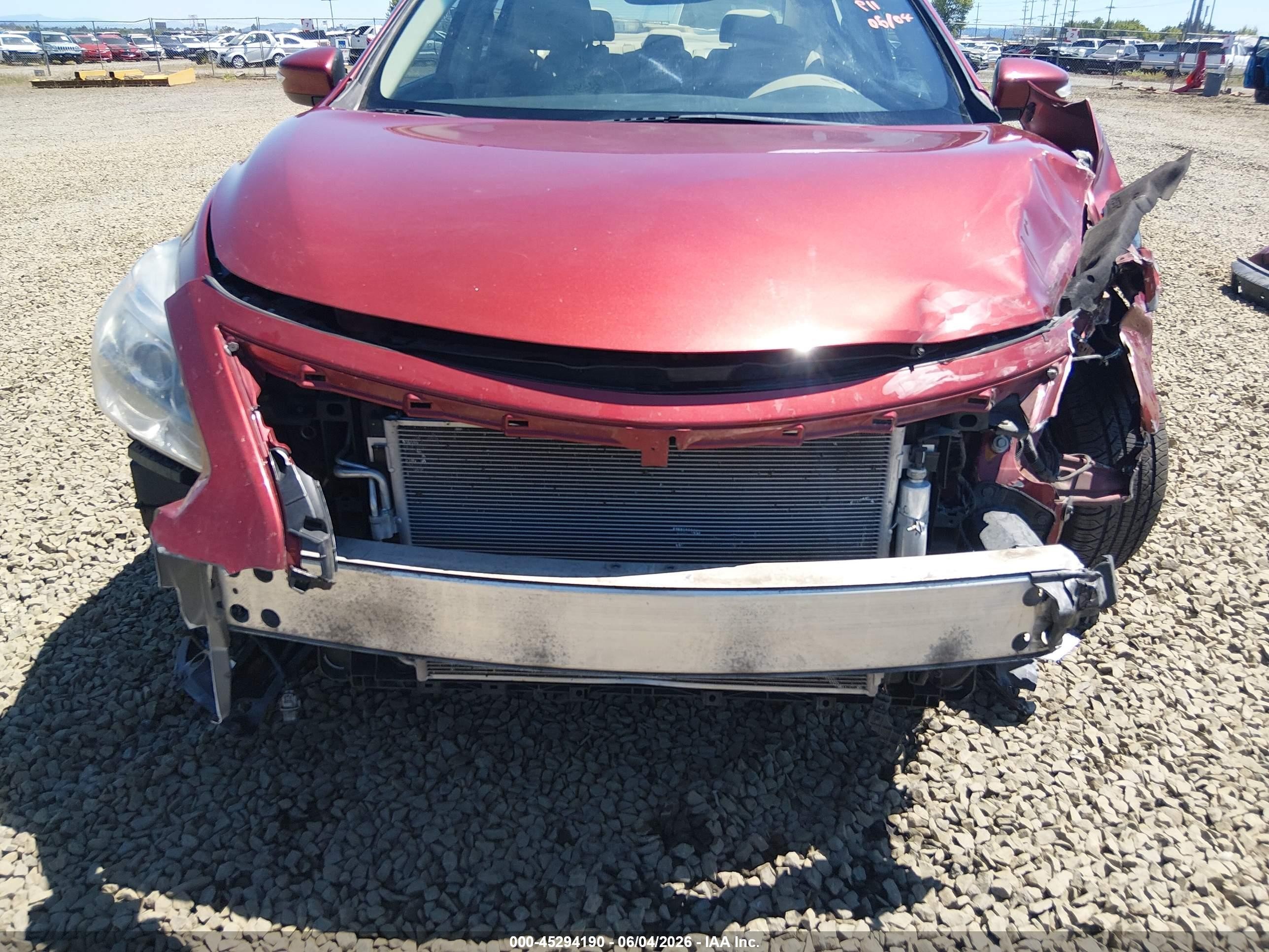 2013 Nissan Altima 3.5 Sl Red vin: 1N4BL3AP0DC281577