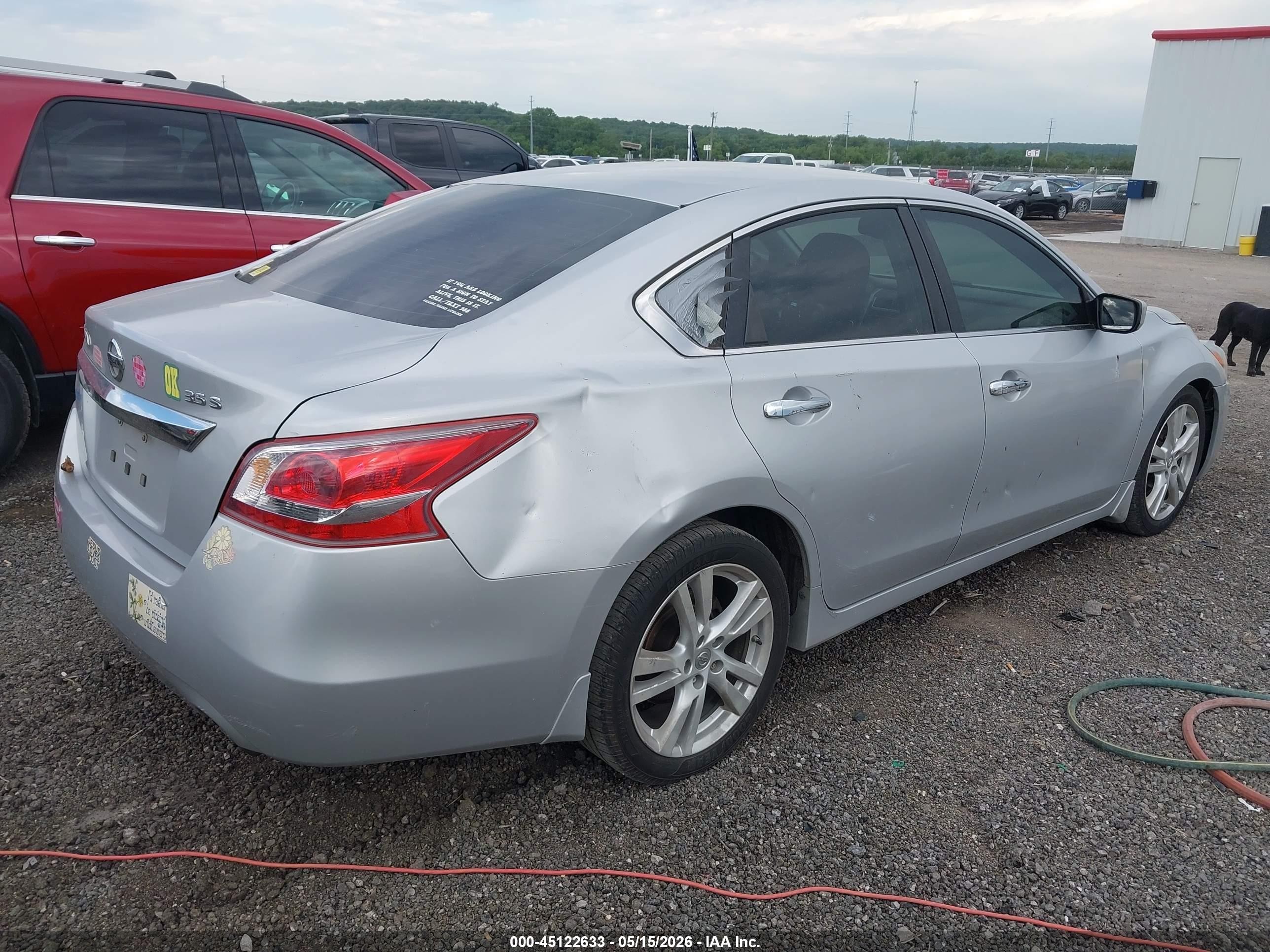 2013 Nissan Altima 3.5 S Silver vin: 1N4BL3AP0DN498213