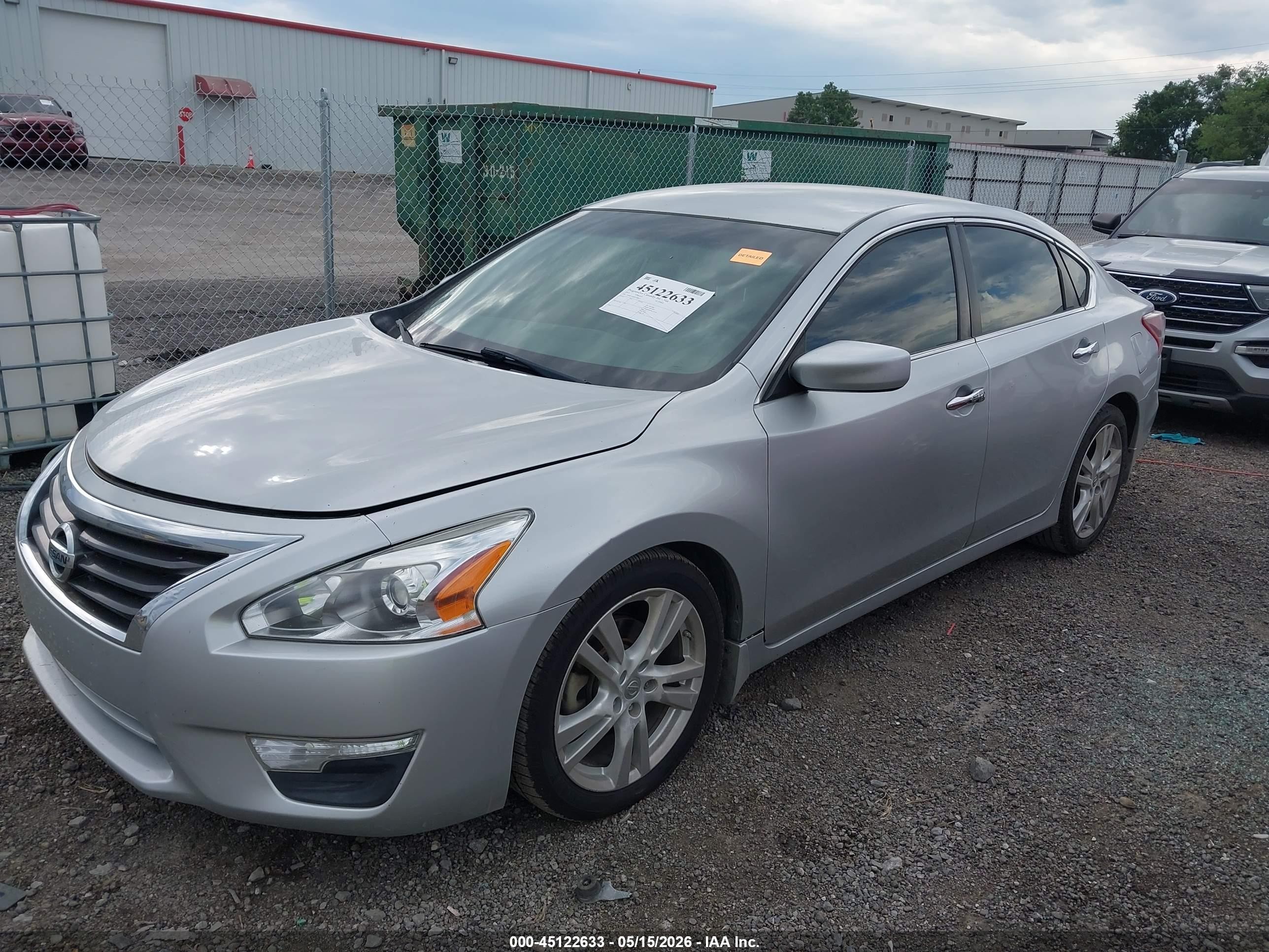 2013 Nissan Altima 3.5 S Silver vin: 1N4BL3AP0DN498213