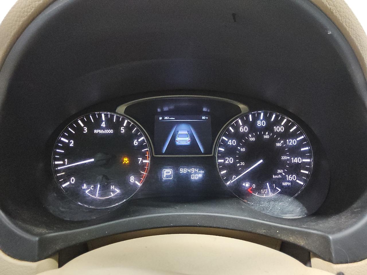 2014 Nissan Altima 3.5 Sl Red vin: 1N4BL3AP0EC155480 Damage: Warning - Traction Control, On, Unacceptable
