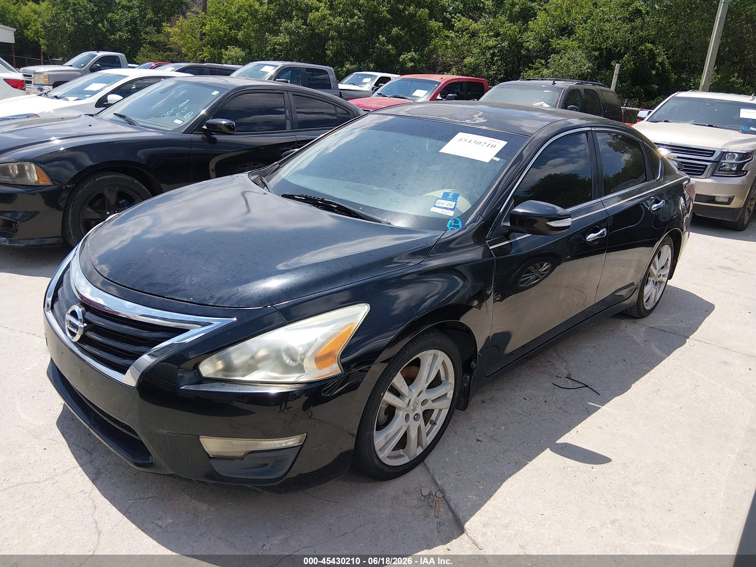 2014 Nissan Altima 3.5 Sl Black vin: 1N4BL3AP0EC410306
