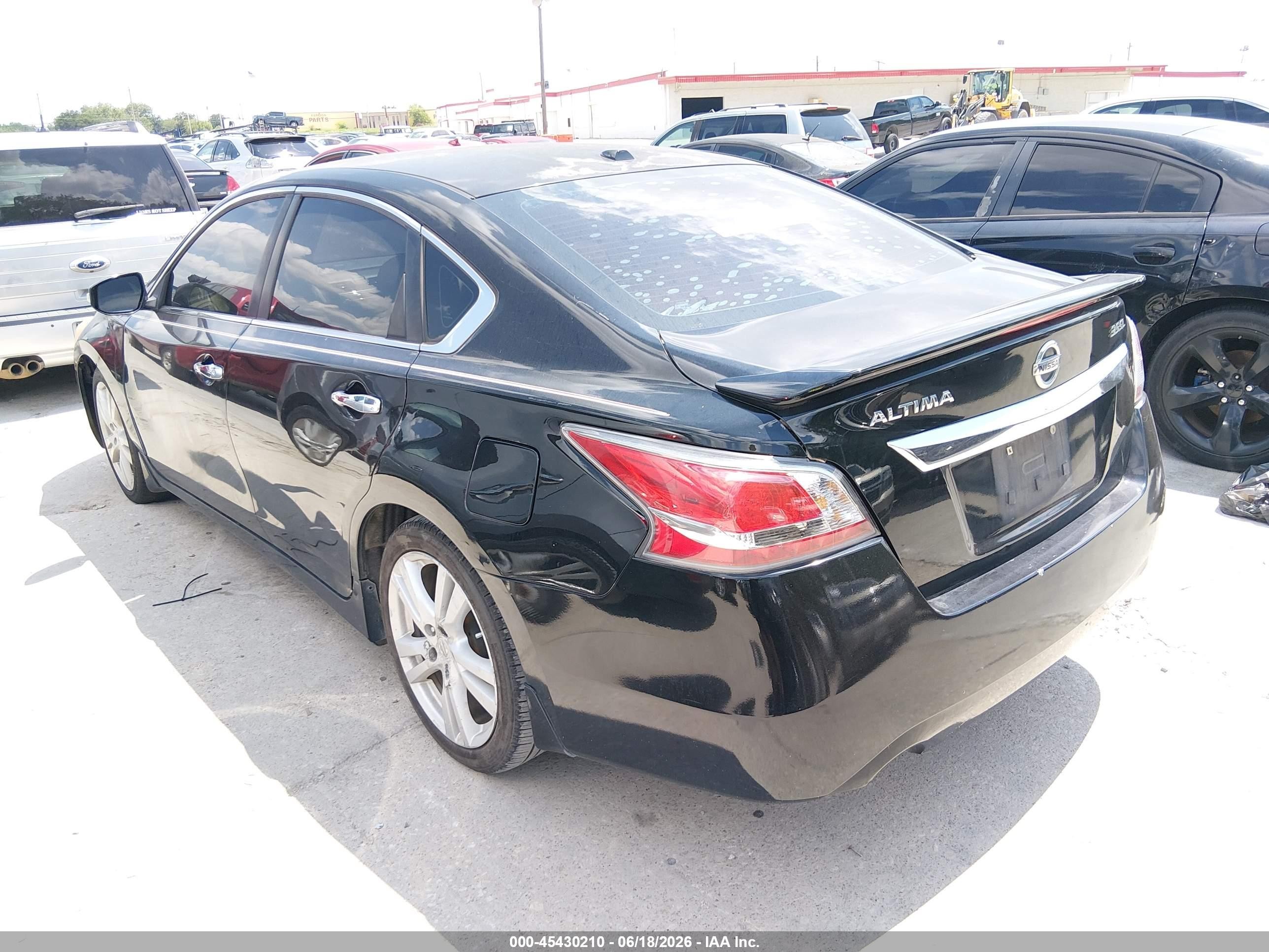 2014 Nissan Altima 3.5 Sl Black vin: 1N4BL3AP0EC410306