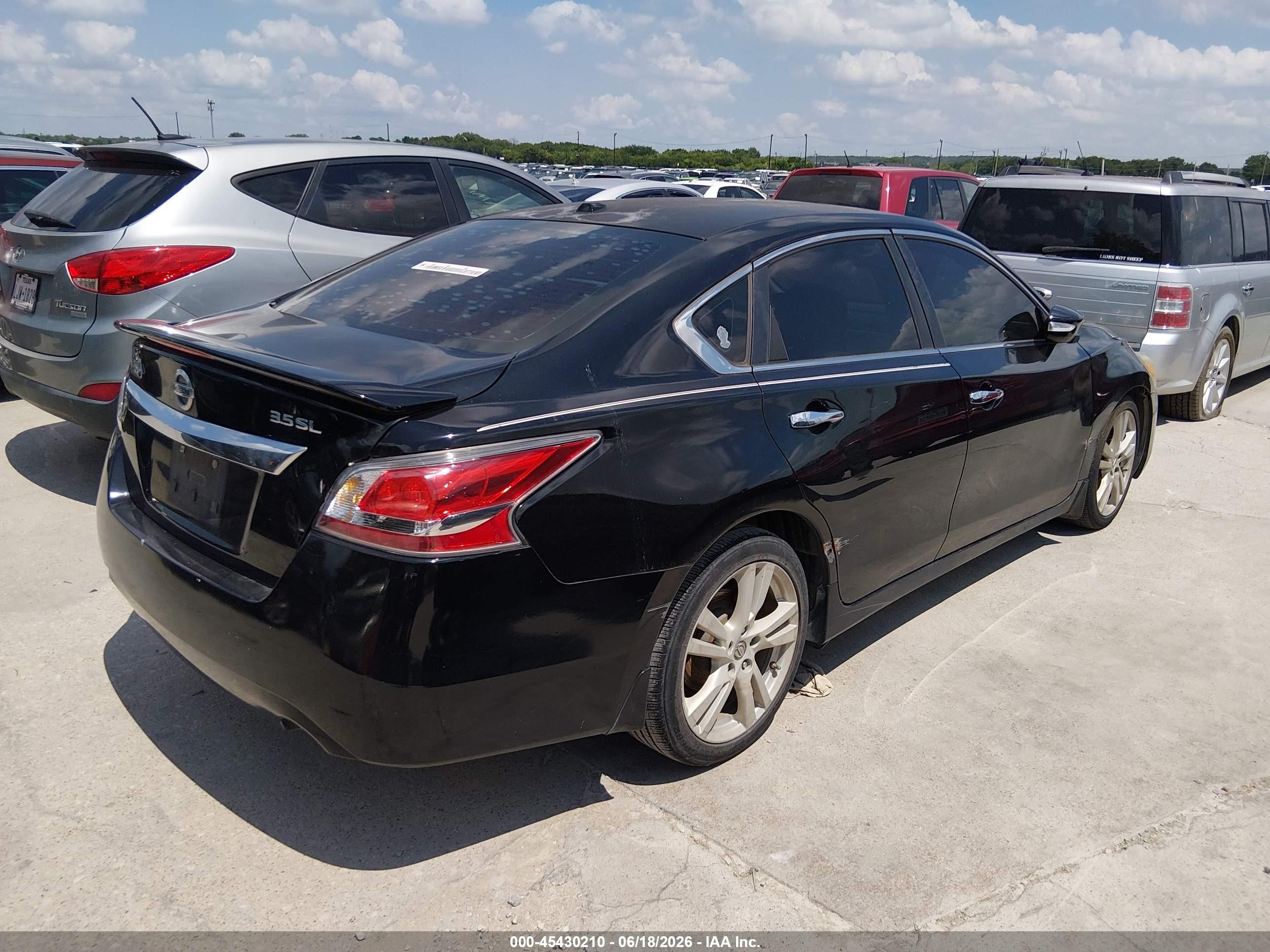 2014 Nissan Altima 3.5 Sl Black vin: 1N4BL3AP0EC410306