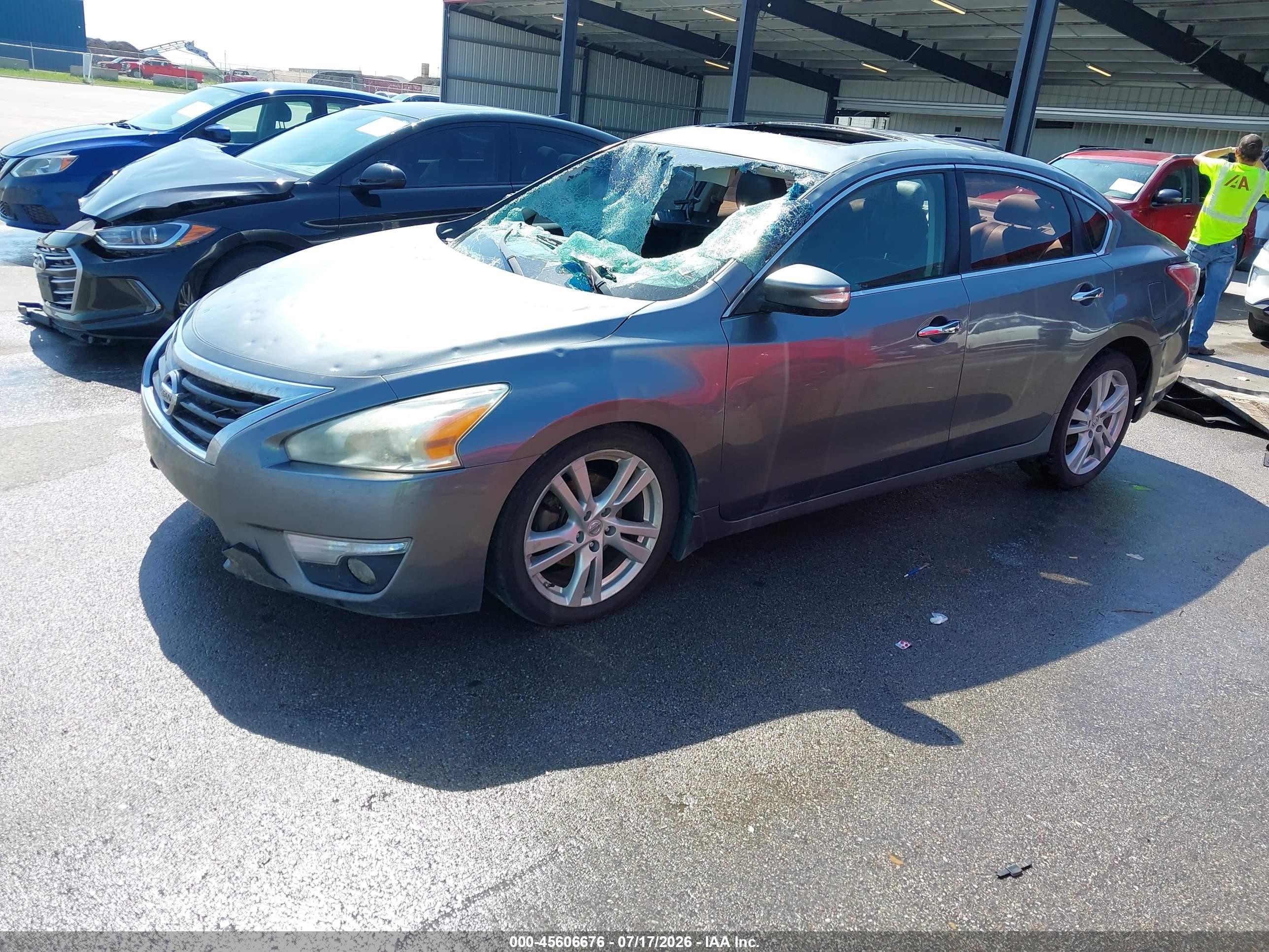 2015 Nissan Altima 3.5 Sl Gray vin: 1N4BL3AP0FC190571
