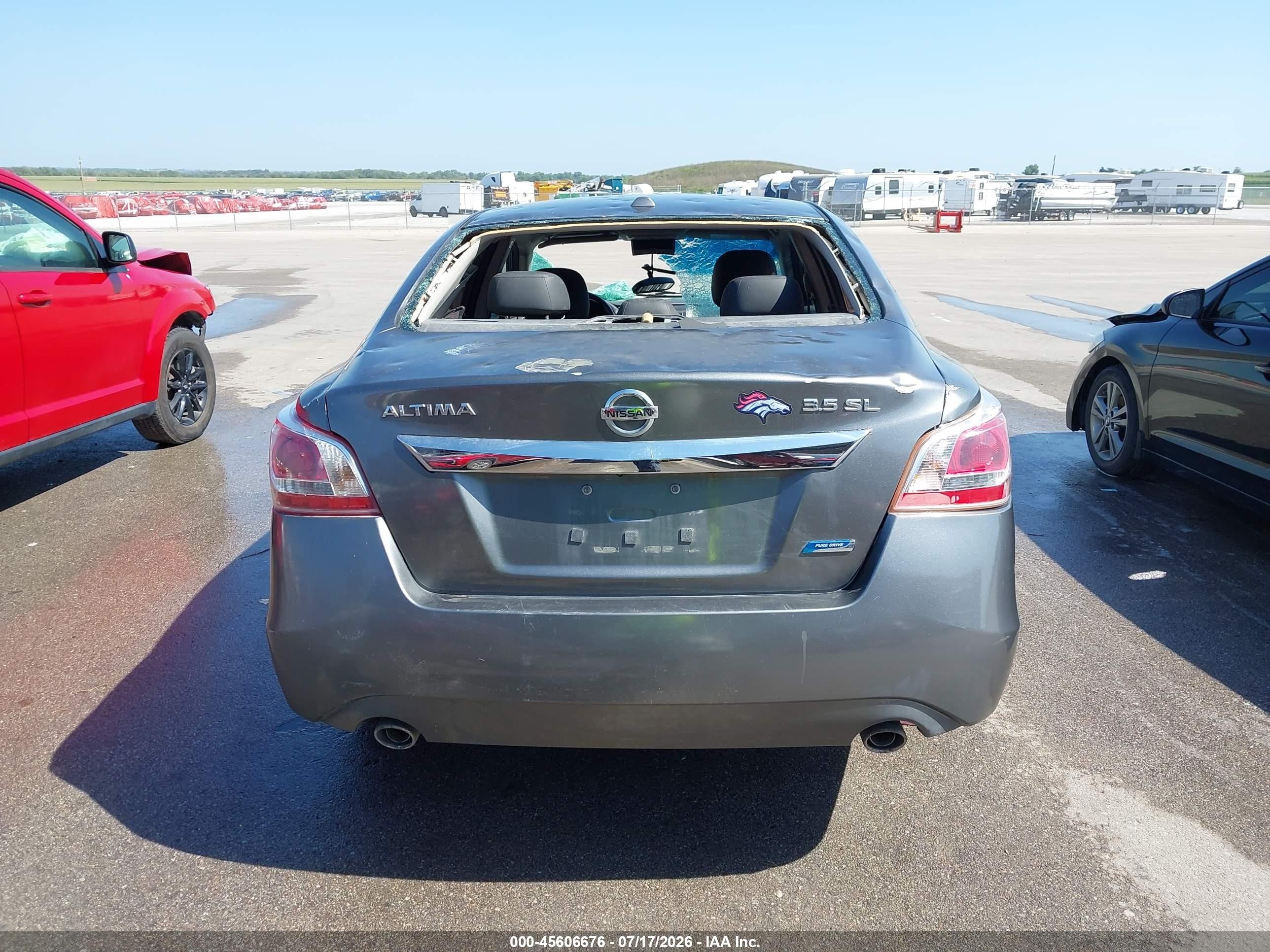 2015 Nissan Altima 3.5 Sl Gray vin: 1N4BL3AP0FC190571