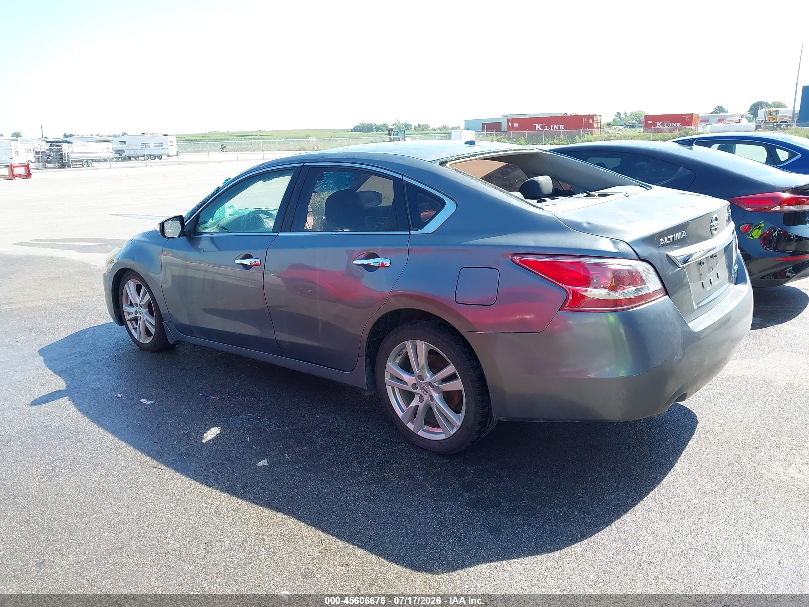 2015 Nissan Altima 3.5 Sl Gray vin: 1N4BL3AP0FC190571