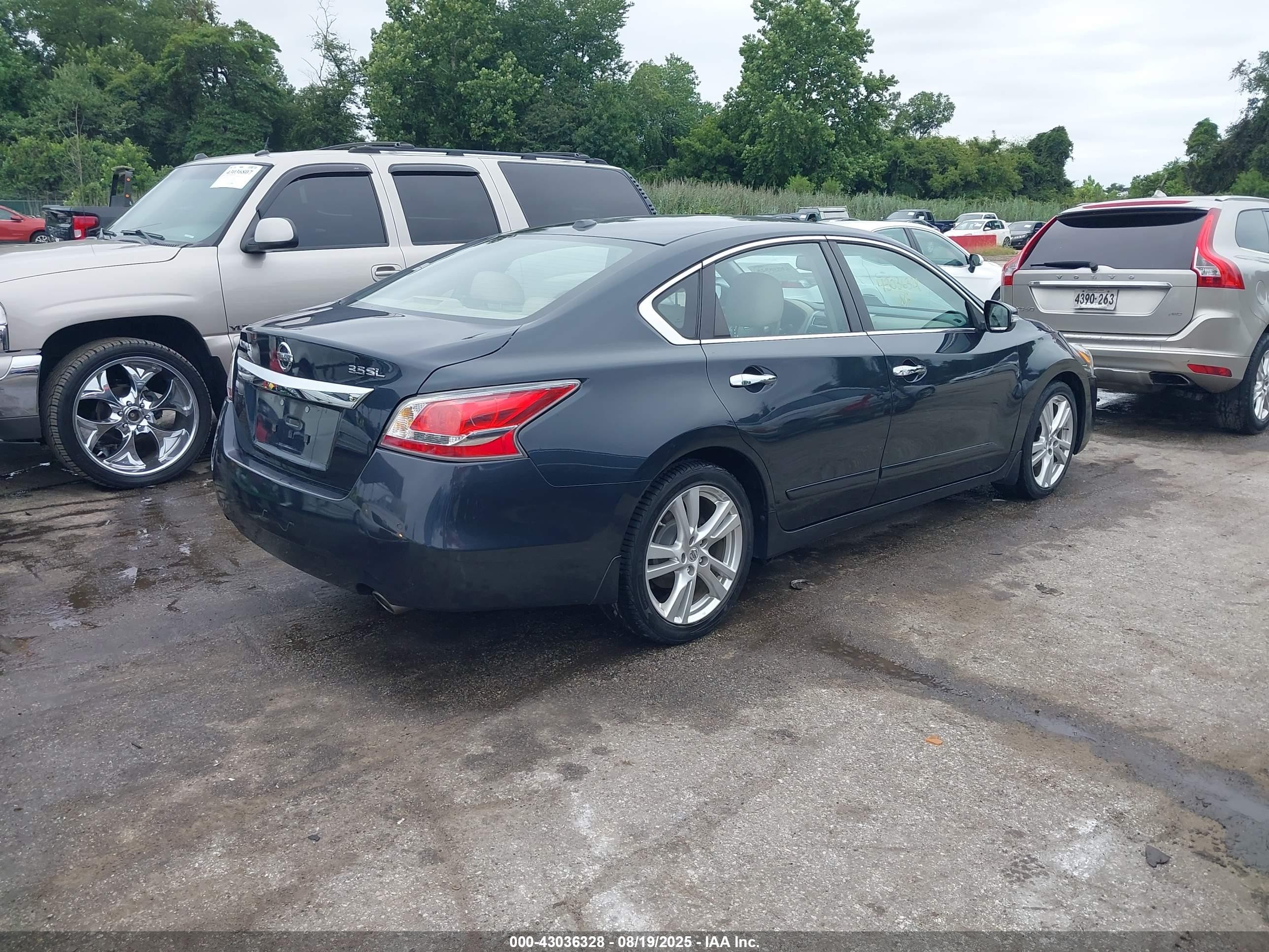 2015 Nissan Altima 3.5 S/3.5 Sl/3.5 Sv Gray vin: 1N4BL3AP0FC263504
