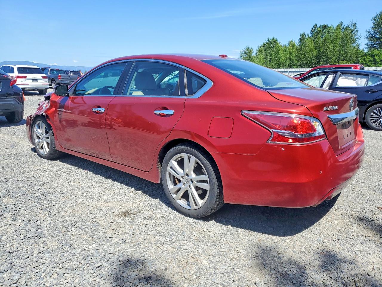 2015 Nissan Altima 3.5 Sl Red vin: 1N4BL3AP0FC498596
