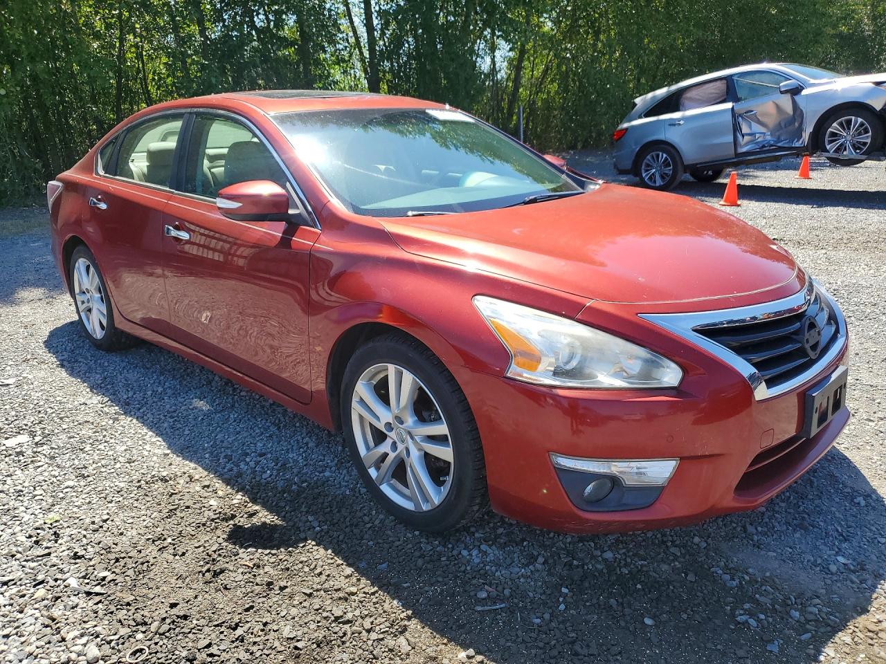 2015 Nissan Altima 3.5 Sl Red vin: 1N4BL3AP0FC498596