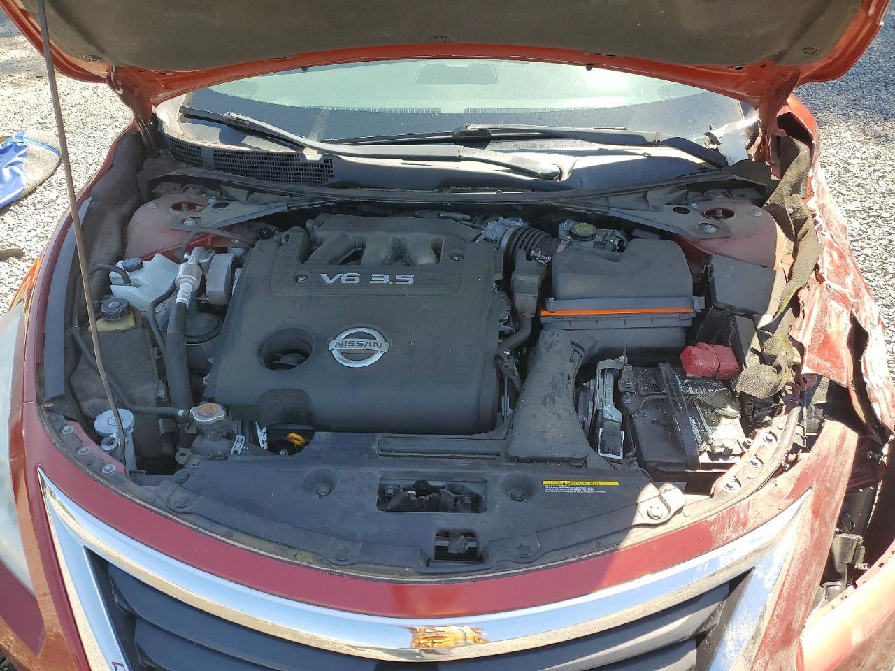 2015 Nissan Altima 3.5 Sl Red vin: 1N4BL3AP0FC498596