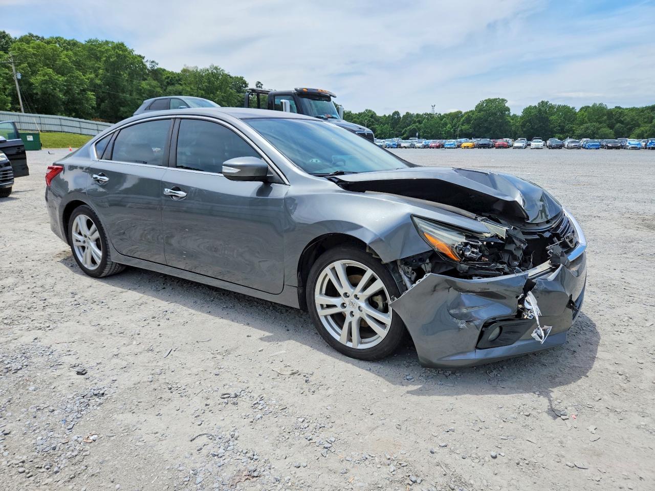 2017 Nissan Altima 3.5 Sl Gray vin: 1N4BL3AP0HC195515