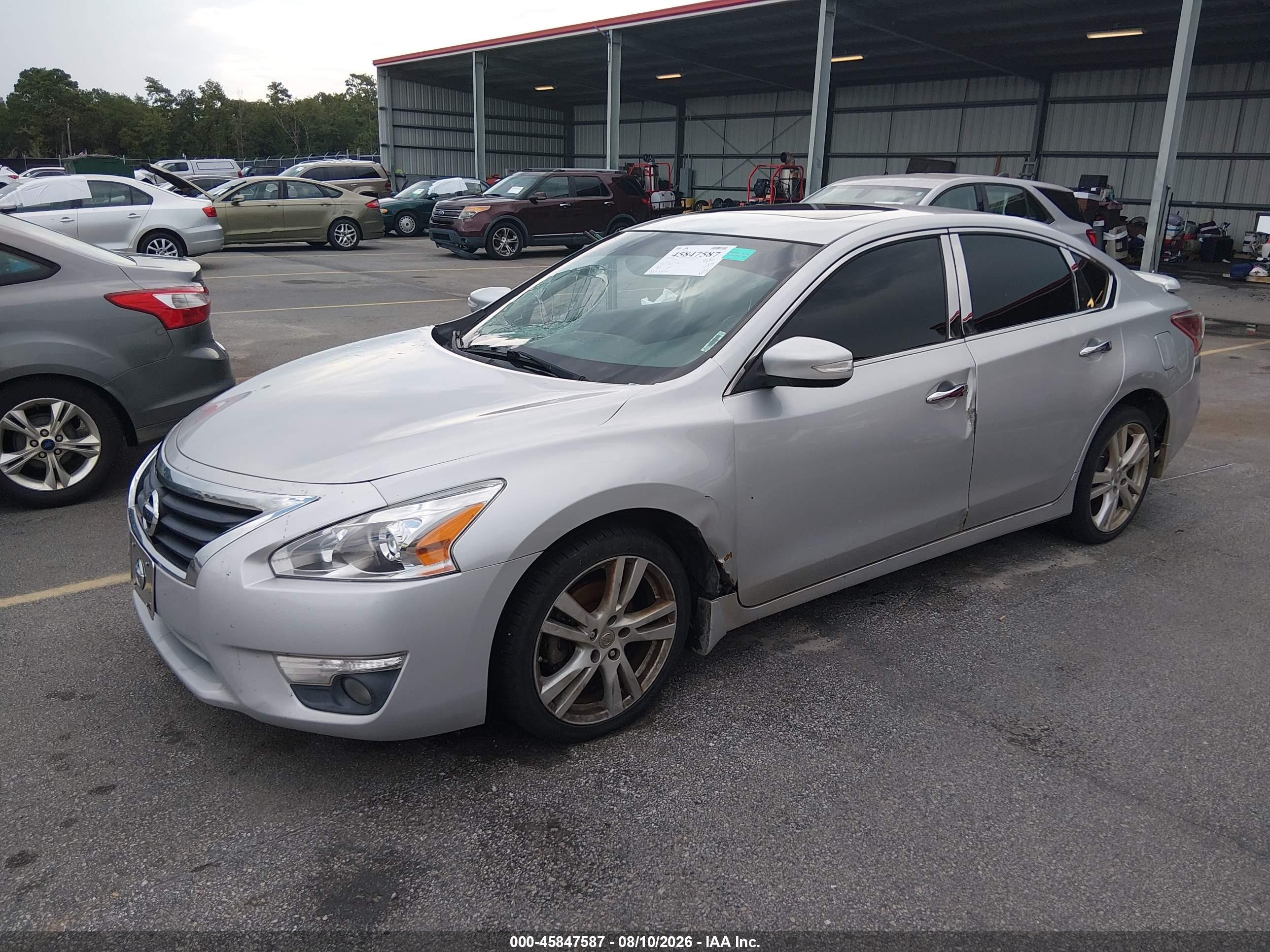 2013 Nissan Altima 3.5 Sv Silver vin: 1N4BL3AP1DC166275