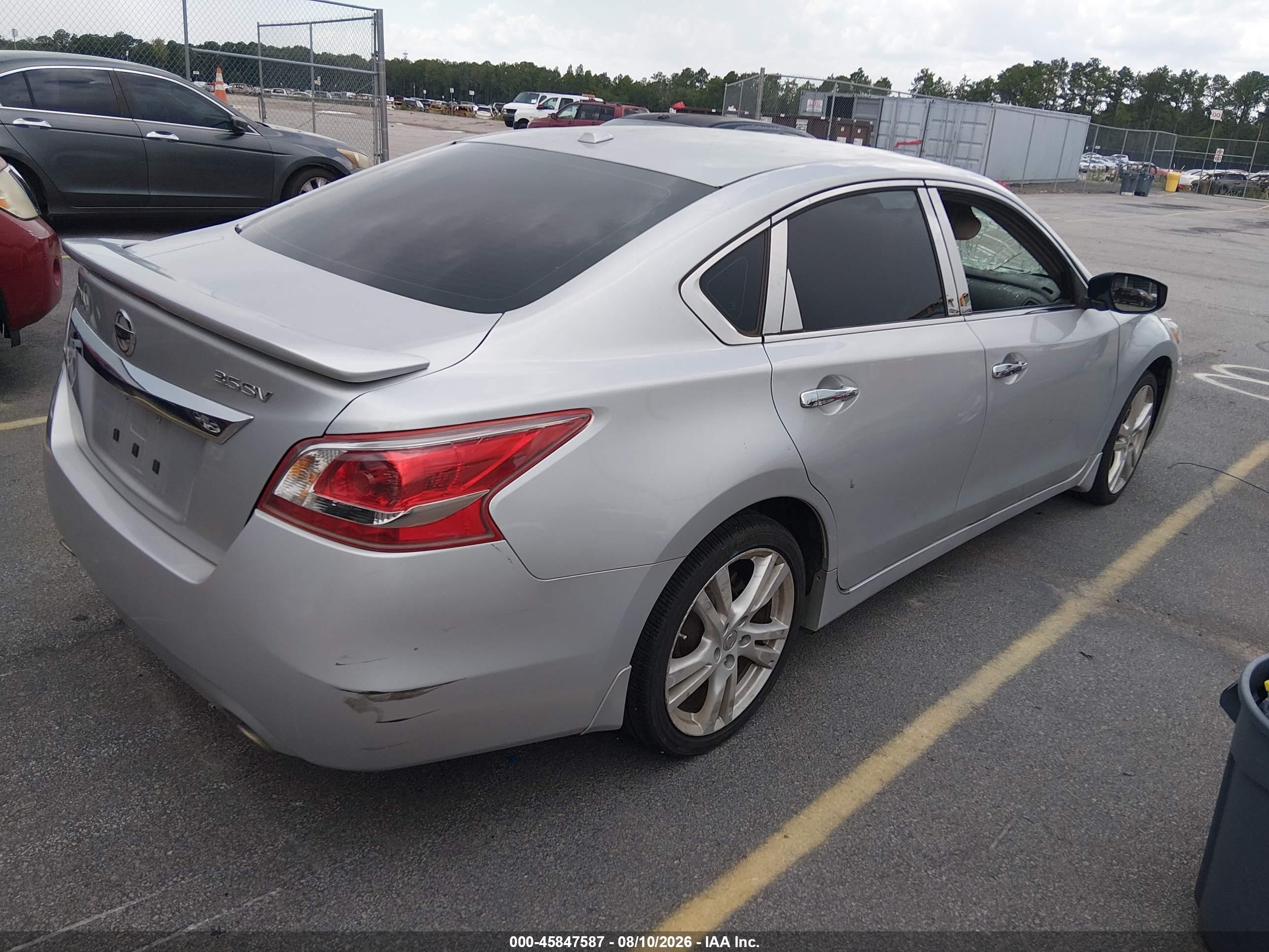 2013 Nissan Altima 3.5 Sv Silver vin: 1N4BL3AP1DC166275
