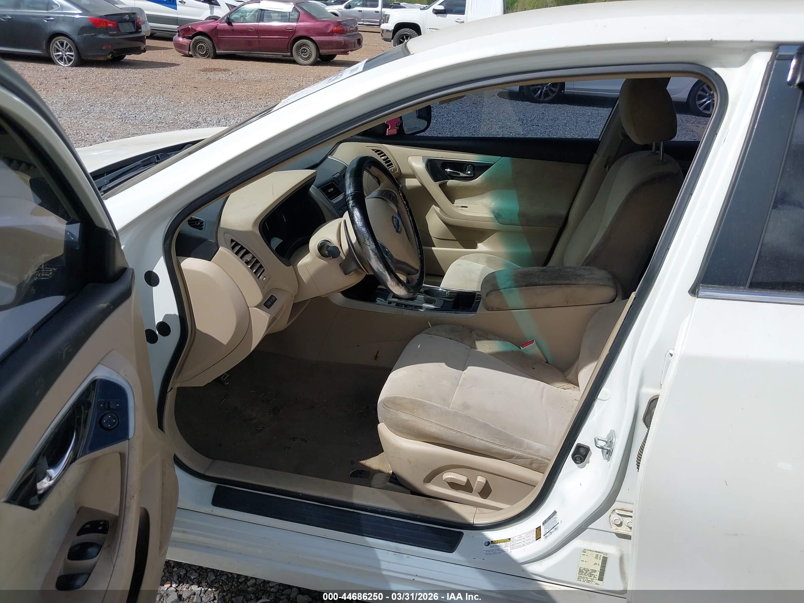2013 Nissan Altima 3.5 S White vin: 1N4BL3AP1DC240424