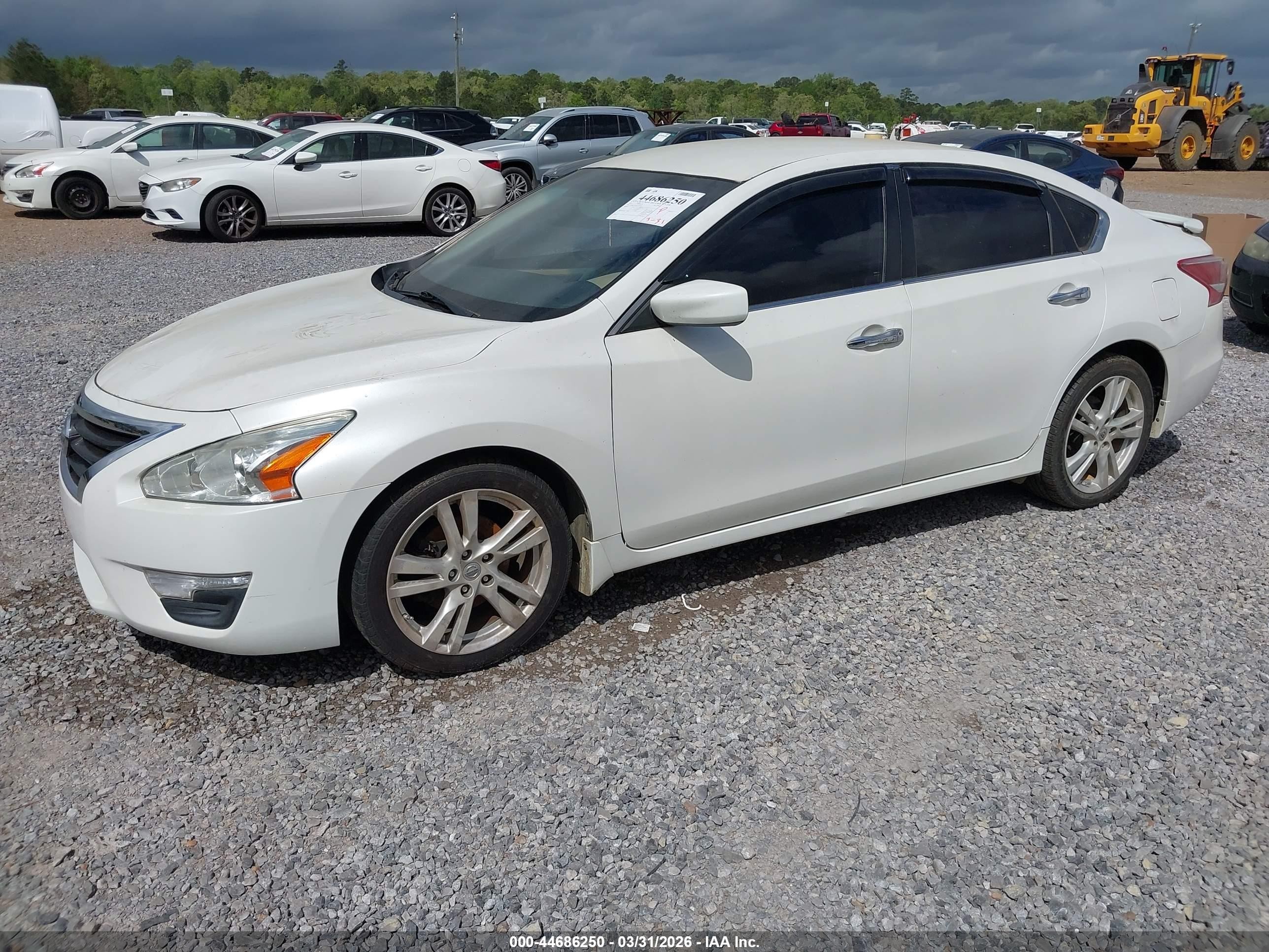 2013 Nissan Altima 3.5 S White vin: 1N4BL3AP1DC240424