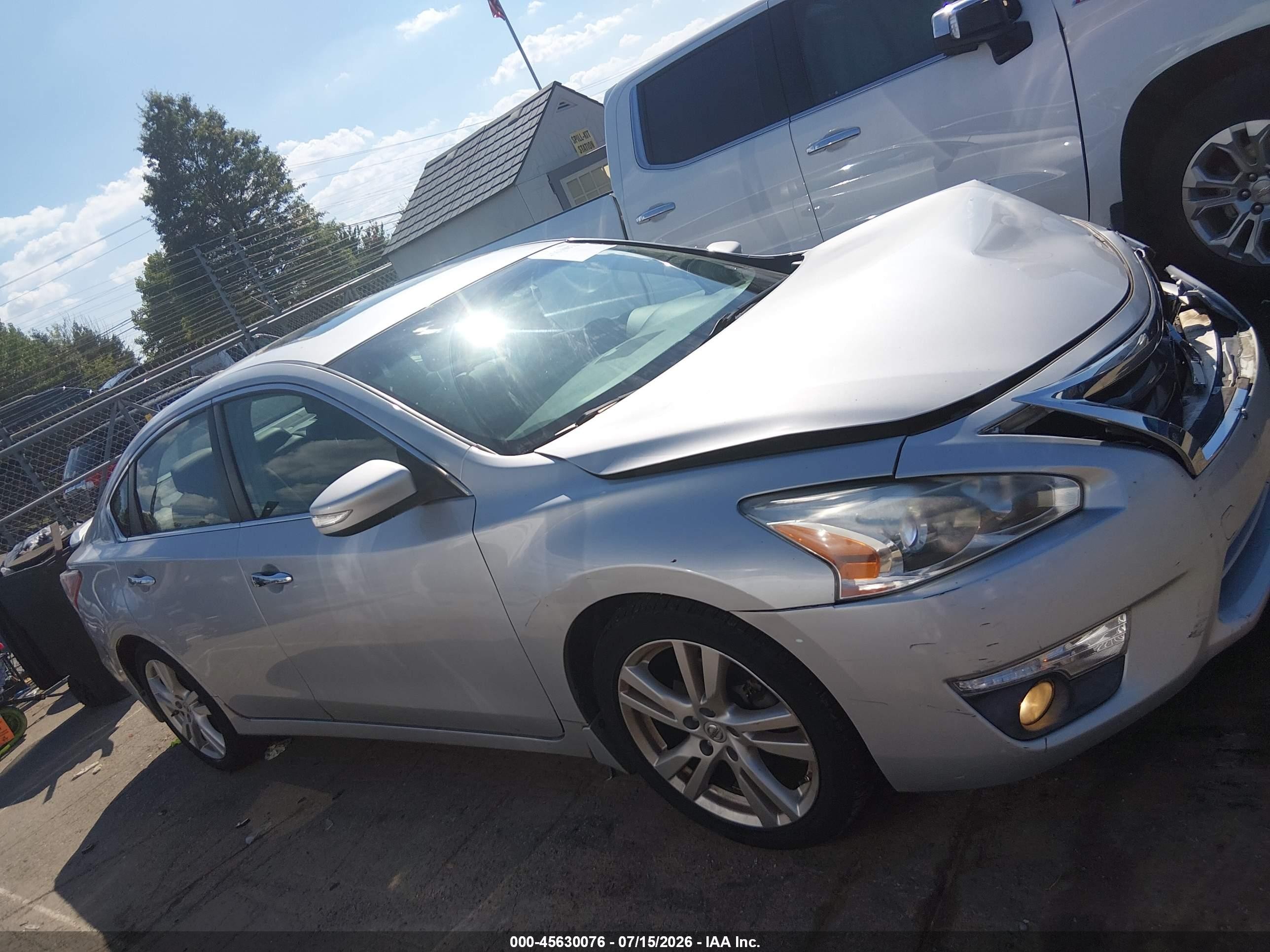 2013 Nissan Altima 3.5 Sl Silver vin: 1N4BL3AP1DC912112
