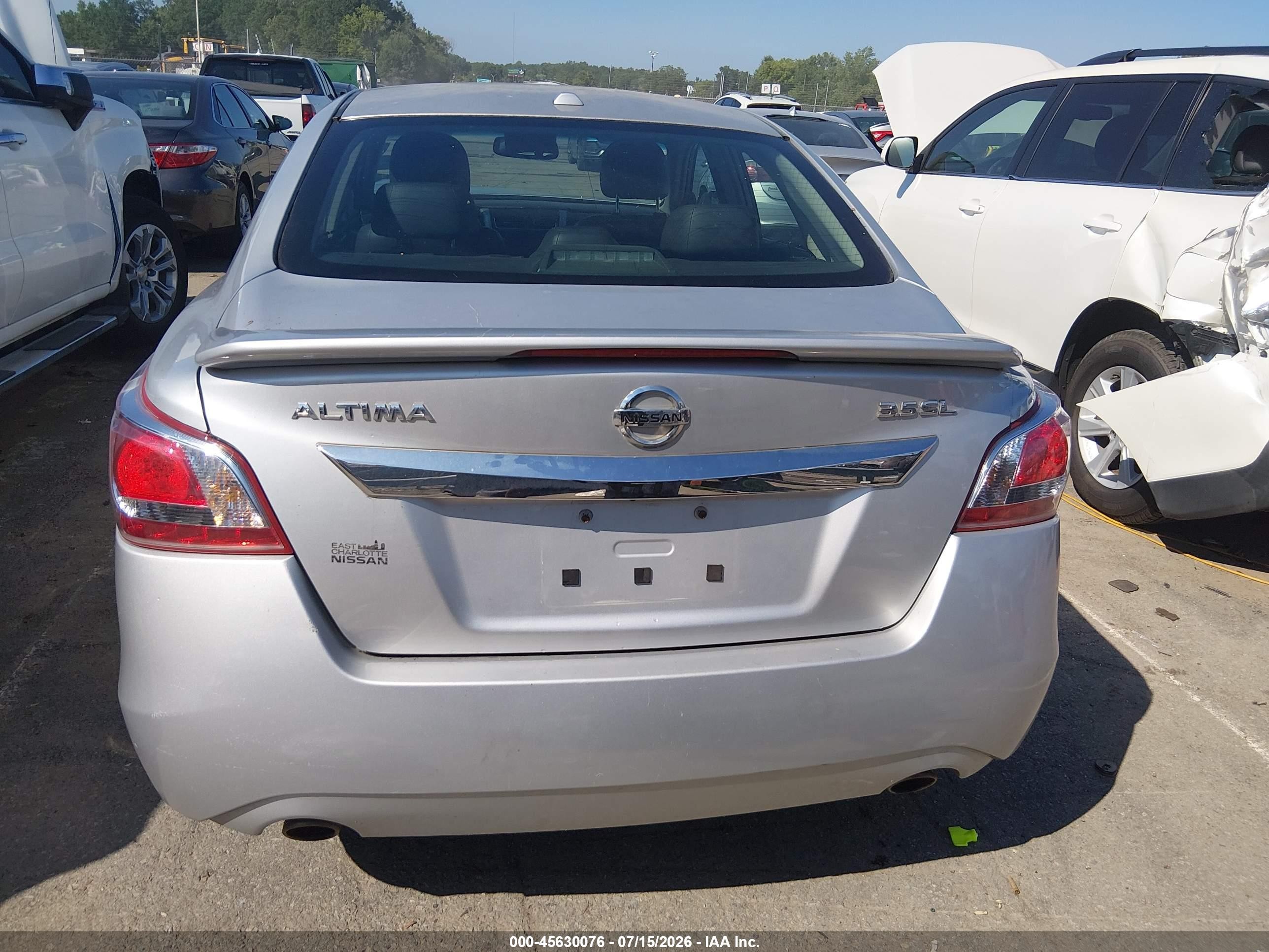 2013 Nissan Altima 3.5 Sl Silver vin: 1N4BL3AP1DC912112