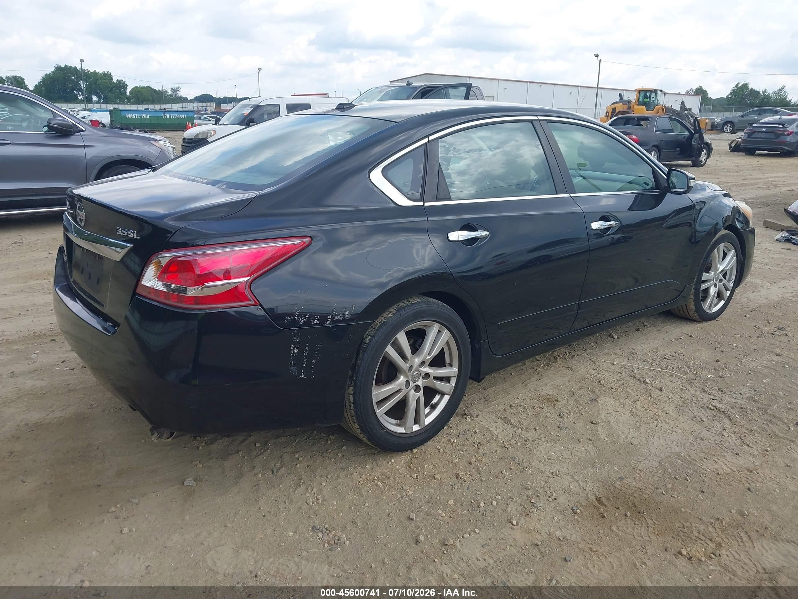 2013 Nissan Altima 3.5 Sl Black vin: 1N4BL3AP1DN435718